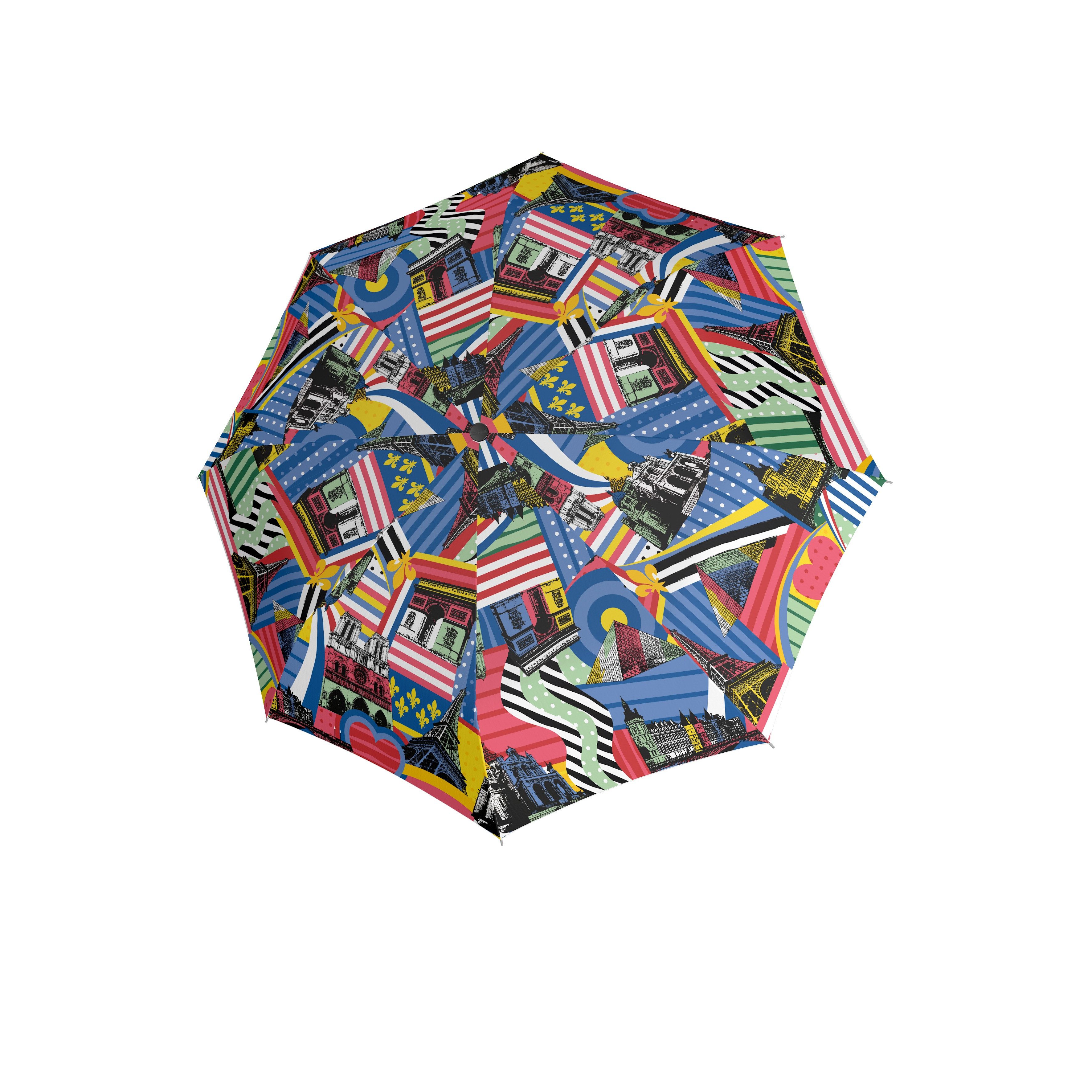 E-shop Knirps T.760 Stick Automatic Paris Pop vystreľovací dáždnik