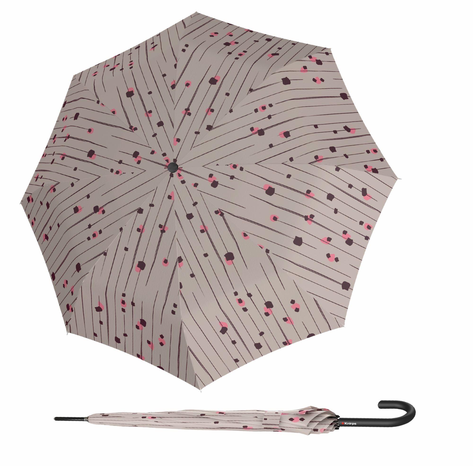 E-shop Knirps T.760 Stick Automatic Pencil Sand dámsky palicový vystreľovací dáždnik