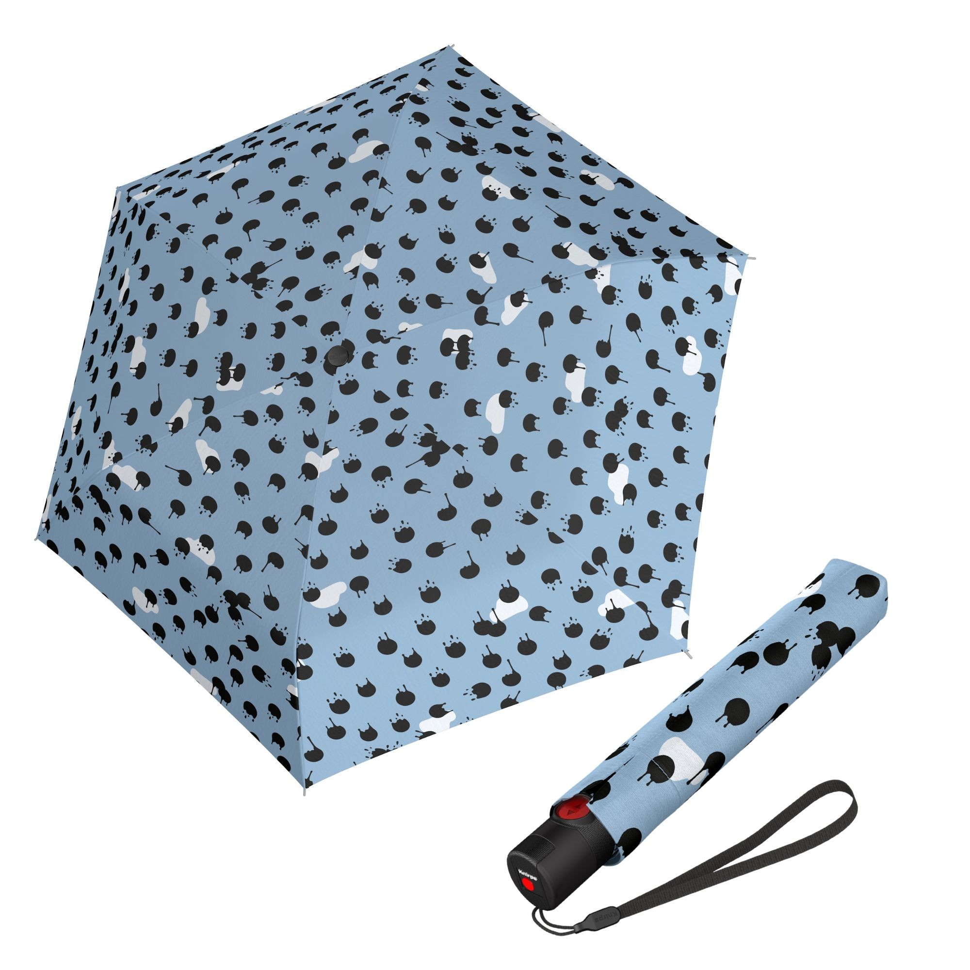 E-shop Knirps U.200 Duomatic Rainyday Ice dámsky automatický dáždnik