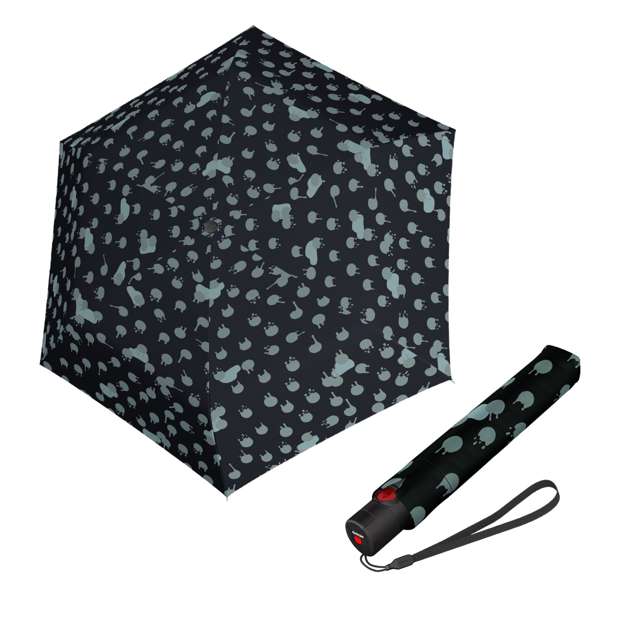 E-shop Knirps U.200 Duomatic Rainyday Black dámsky automatický dáždnik