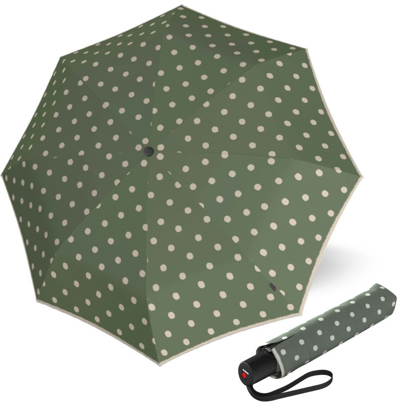 E-shop Knirps A.200 Medium Dot Art Aloe dámsky automatický dáždnik