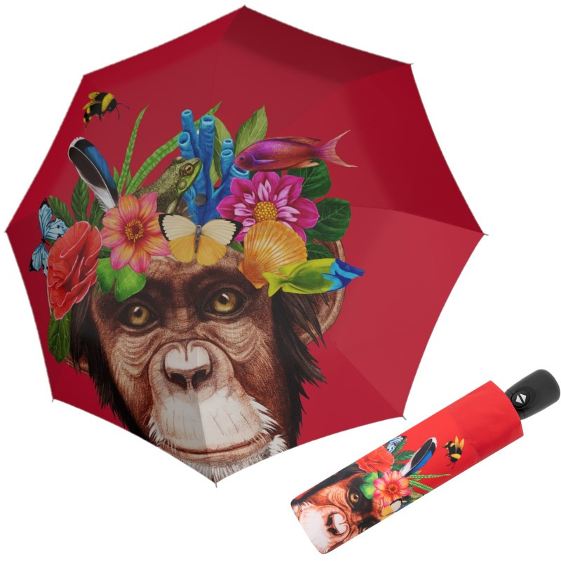 E-shop Doppler Modern Art Magic Flower Monkey dámsky automatický dáždnik