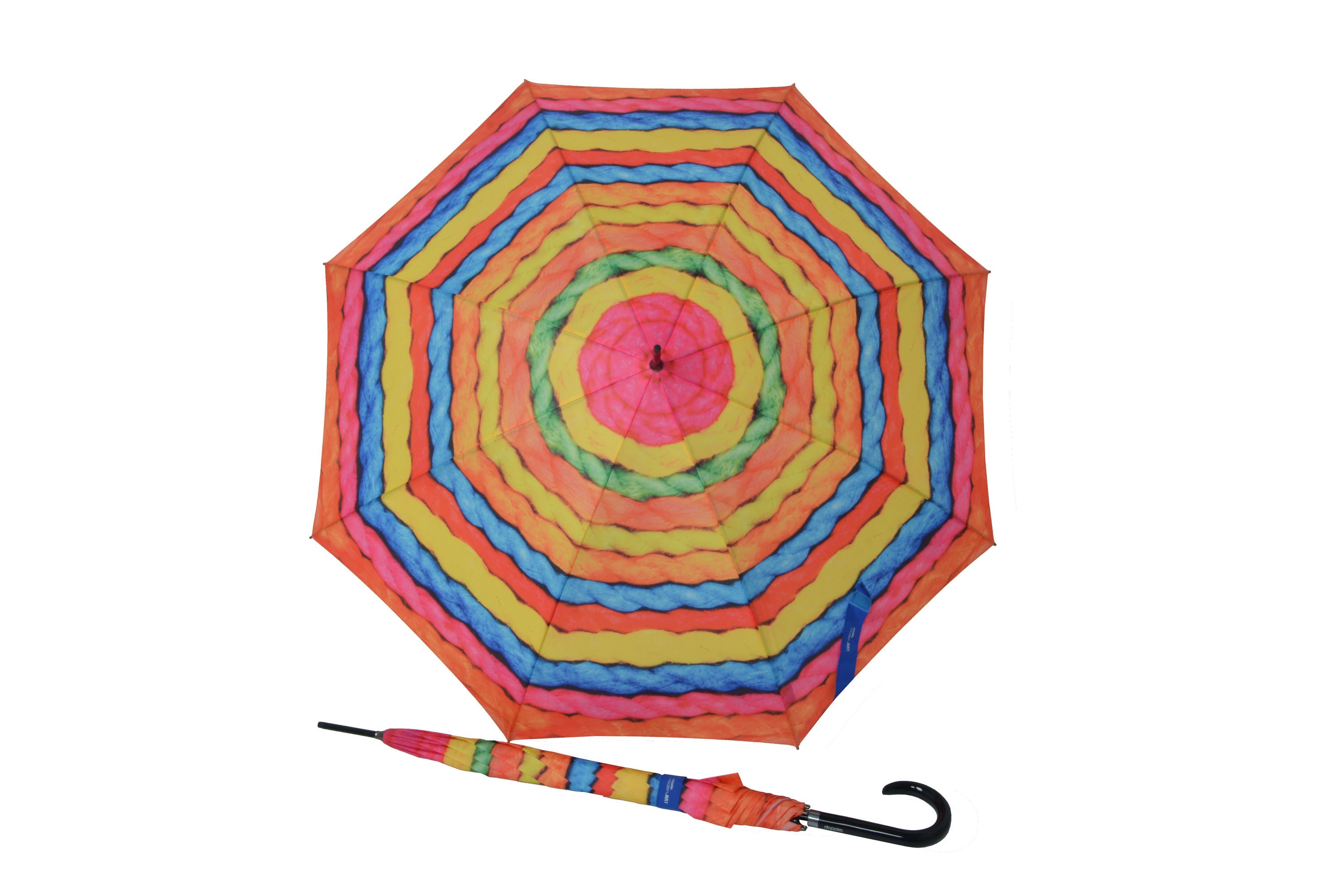E-shop Doppler Modern Art Woolly dámsky palicový vystreľovací dáždnik