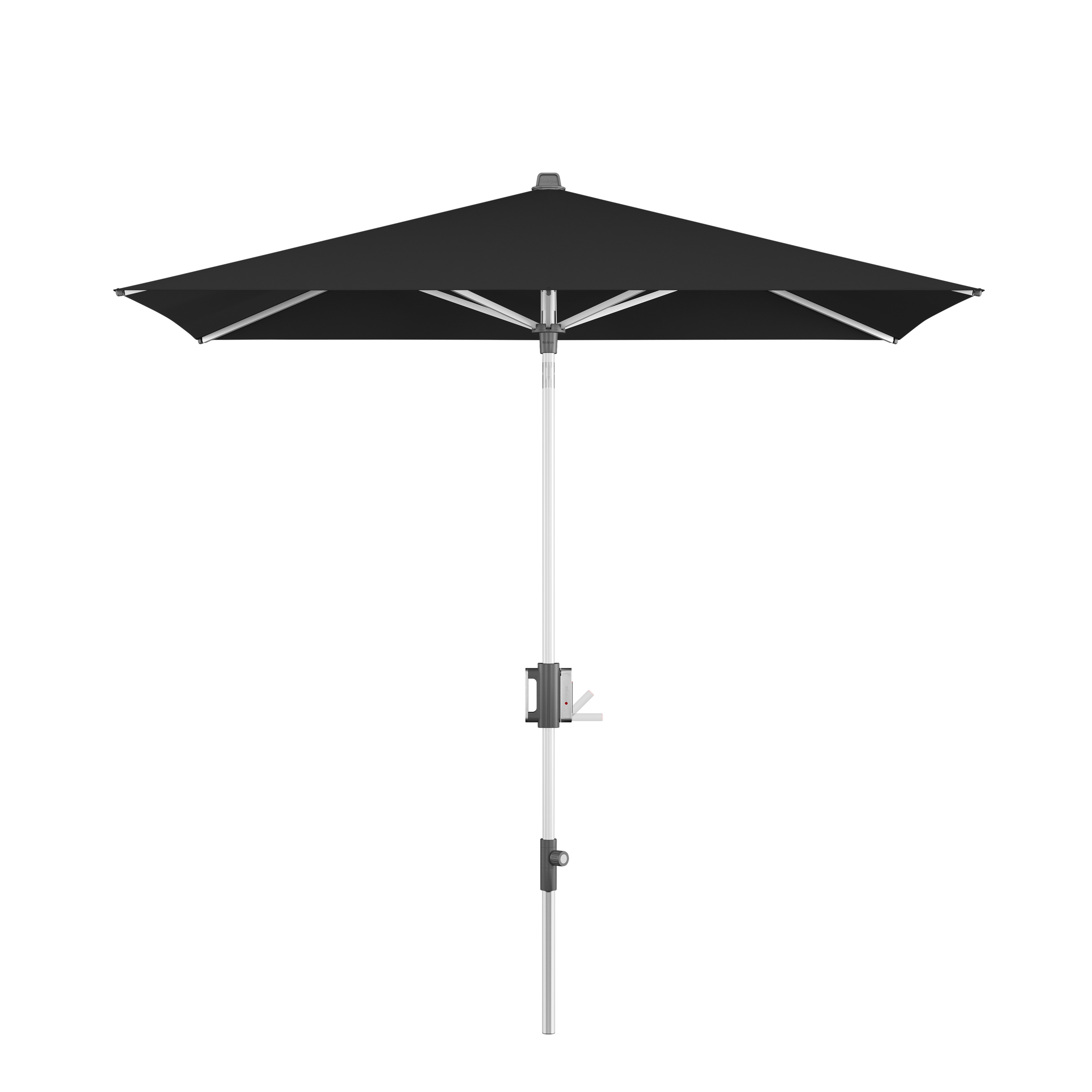 E-shop Knirps APOLL záhradný slnečník 230 x 150 cm čierny