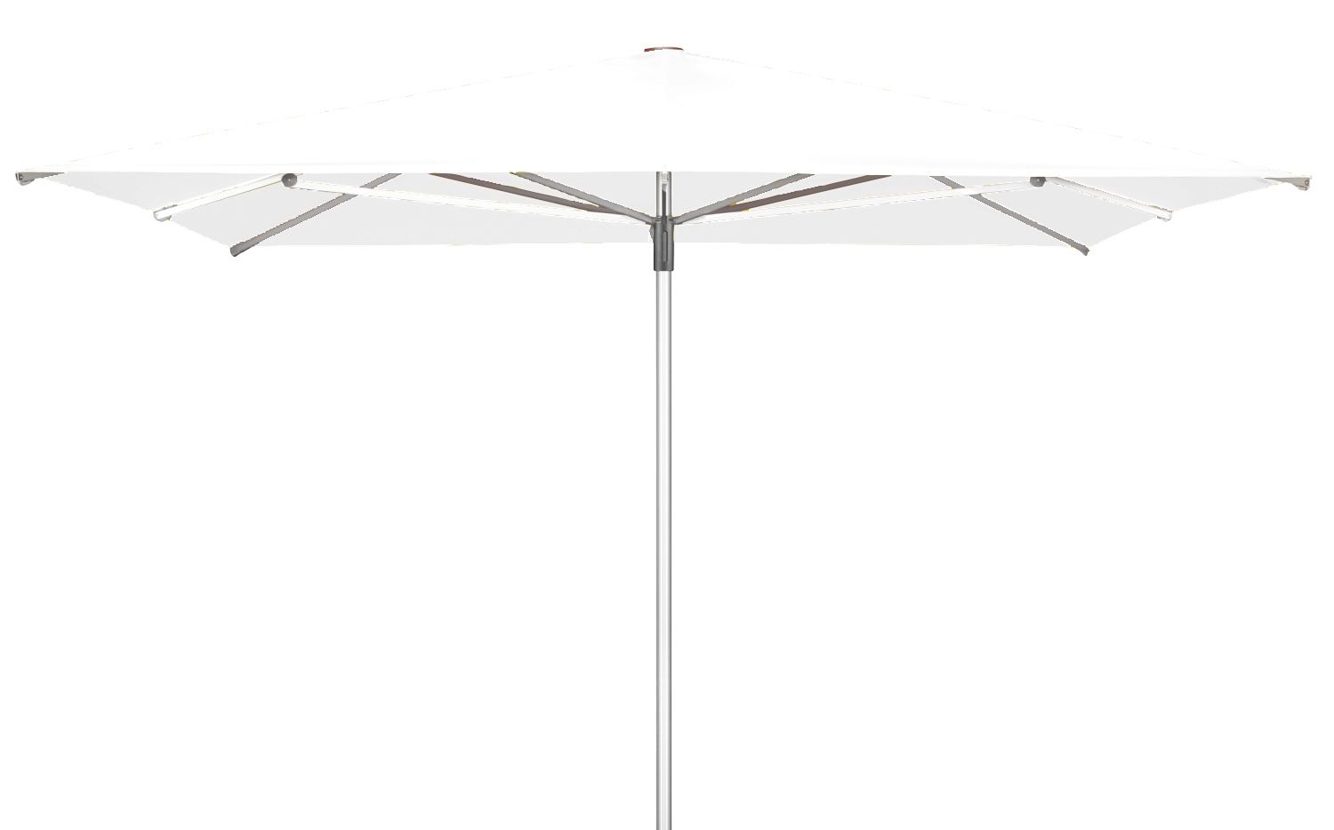 E-shop Doppler TELESTAR záhradný slnečník 400 x 400 cm biely