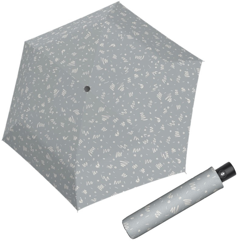 Doppler Zero*Magic Minimaly Cool Grey dámsky automatický dáždnik