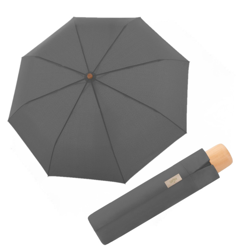 E-shop Doppler Nature Mini Uni Slate Grey skladací dáždnik