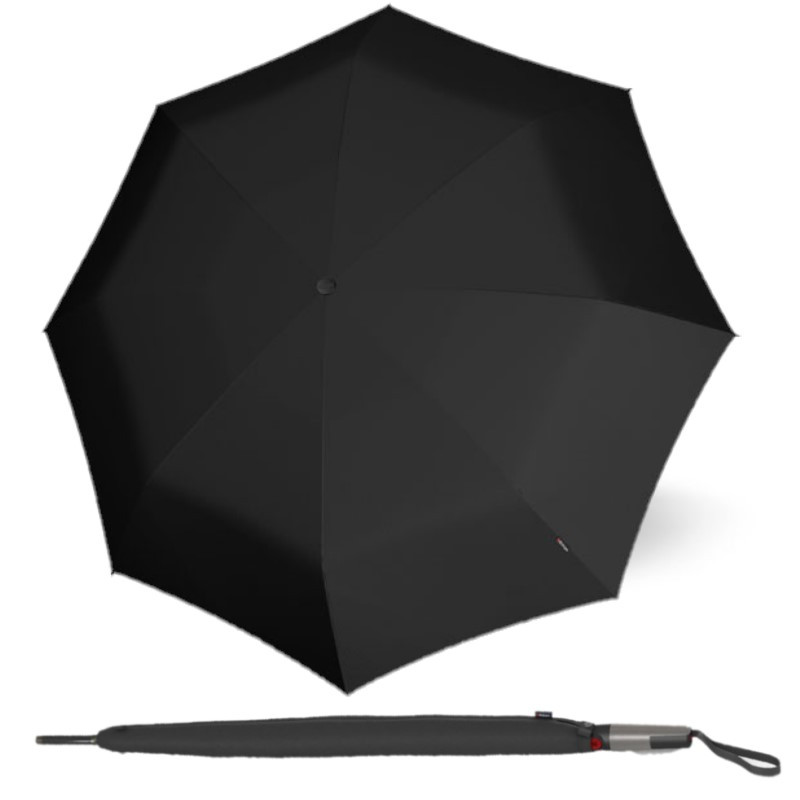 E-shop Knirps T.900 Extra Long Black pánsky palicový vystreľovací dáždnik