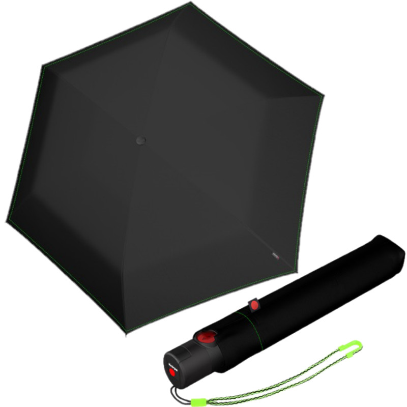 E-shop Knirps U.200 Neon Black dámsky automatický dáždnik