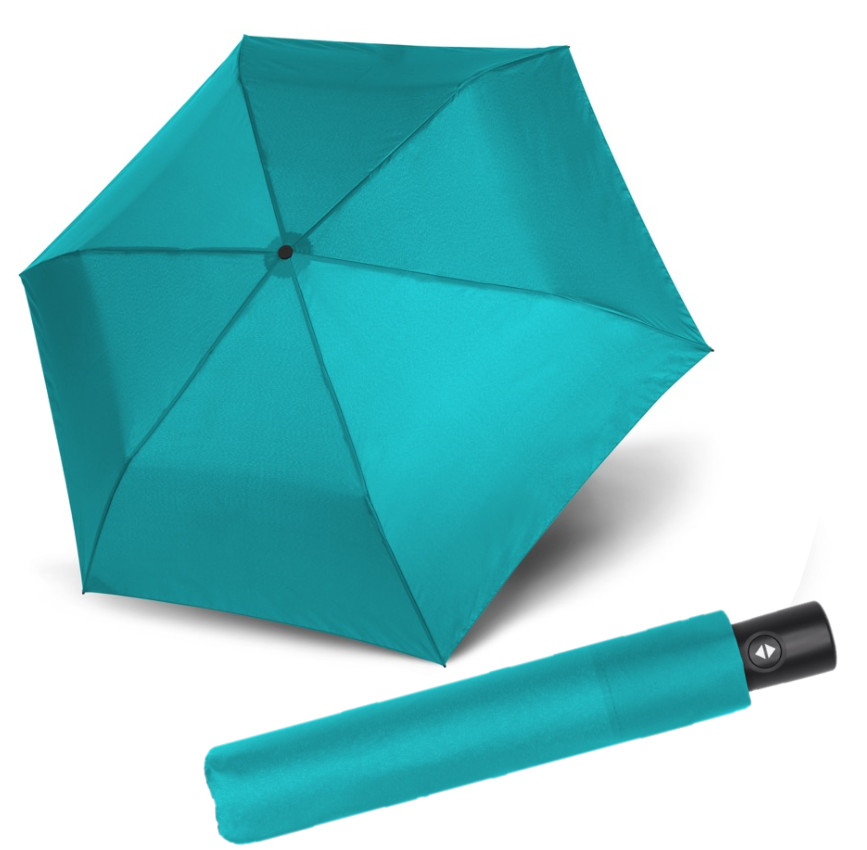 Doppler Zero*Magic Uni Aqua Blau automatický dáždnik