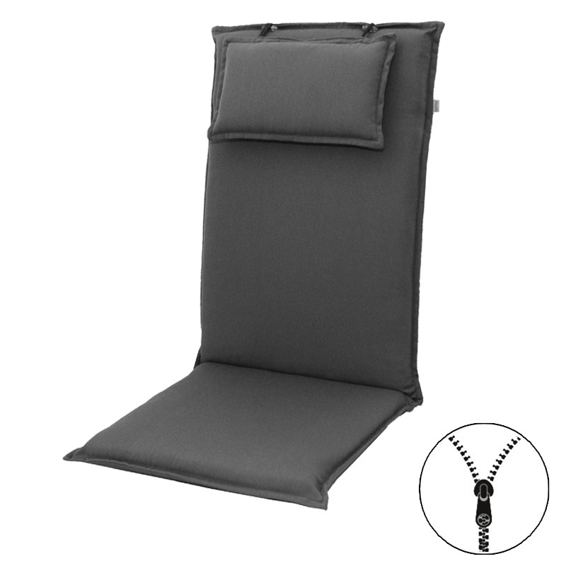E-shop Doppler STAR UNI 7777 polster na kreslo s vysokým operadlom antracit