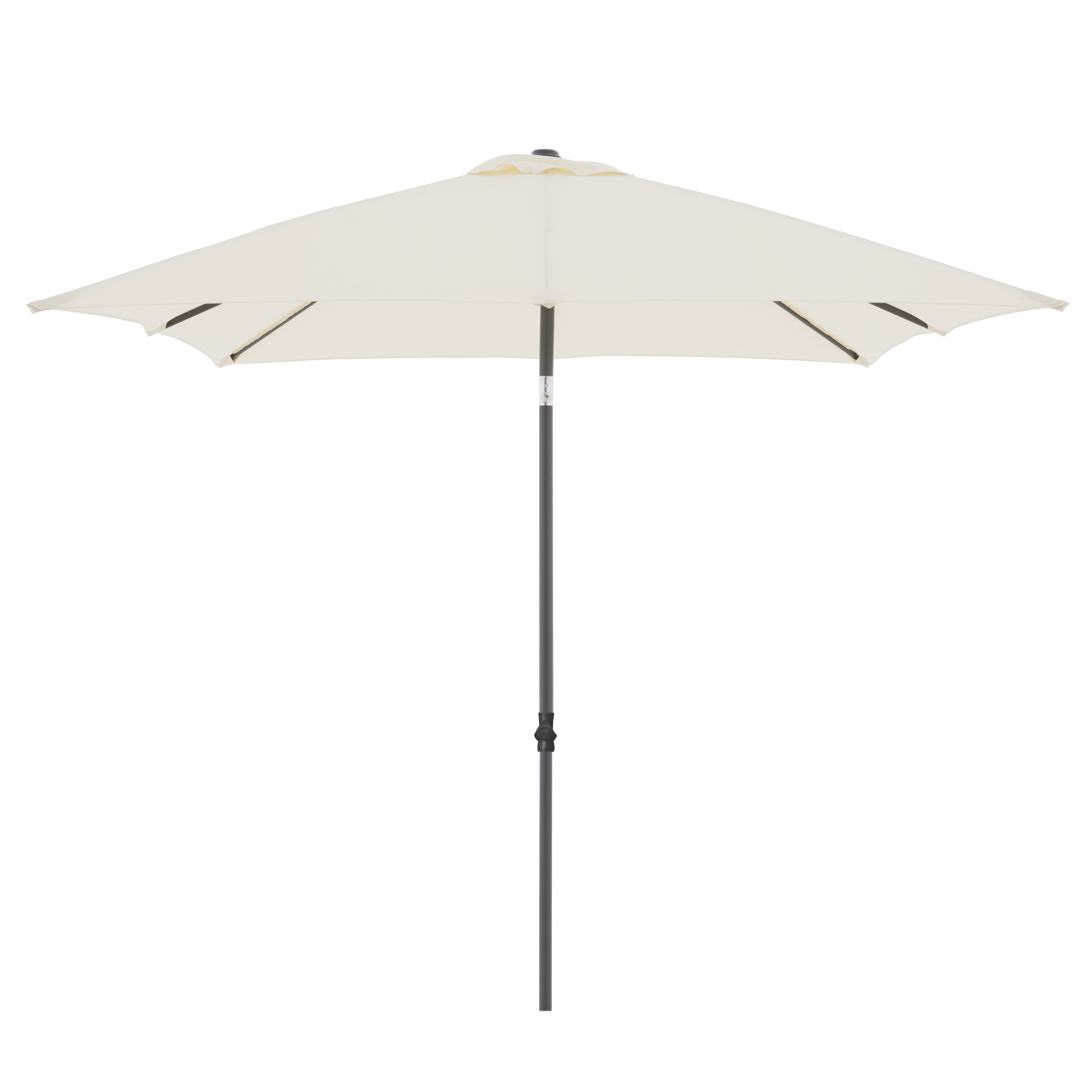 E-shop Derby BASIC PUSH UP záhradný slnečník 210 x 210 cm béžová
