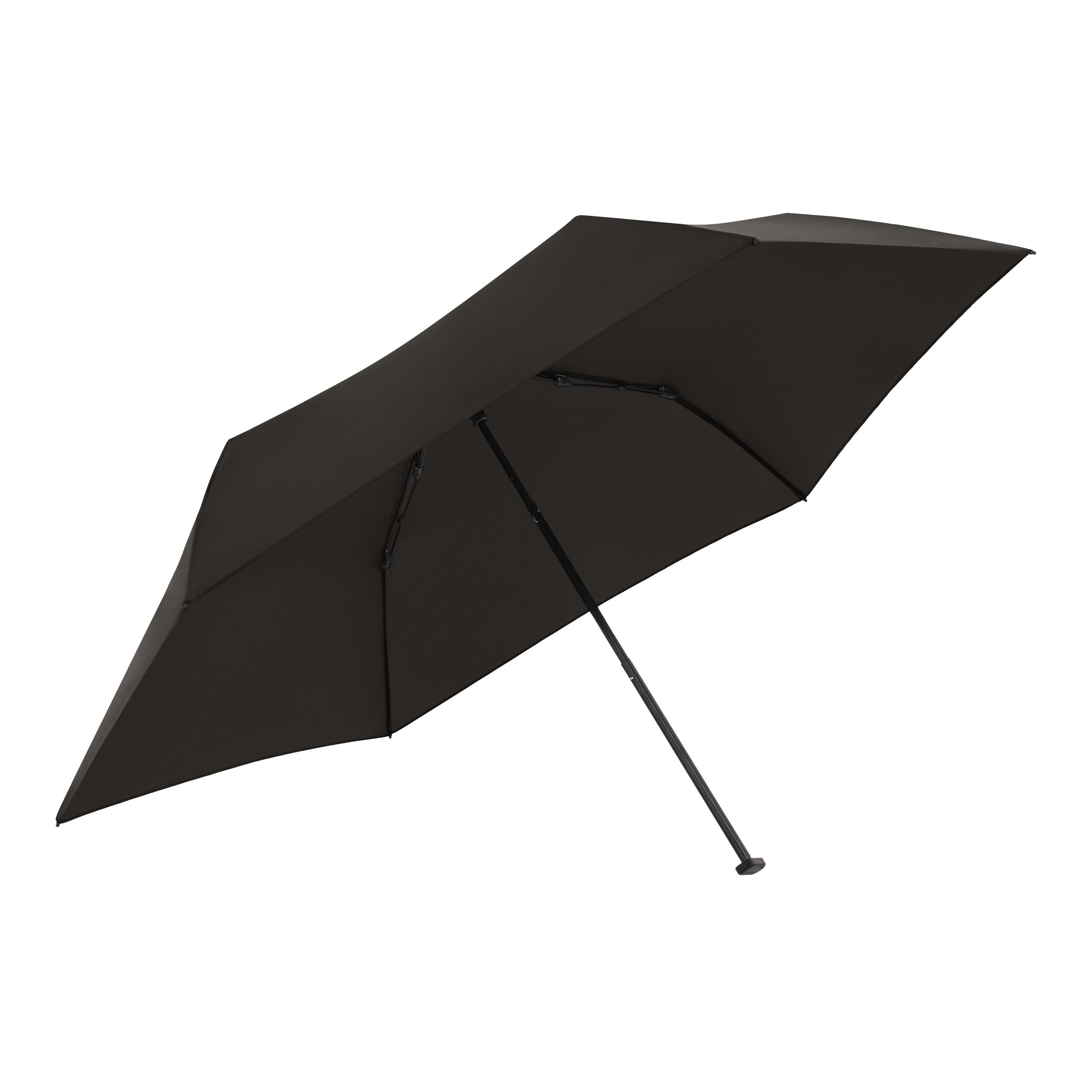 E-shop Doppler ZERO flat Uni Simply Black dámsky skladací dáždnik