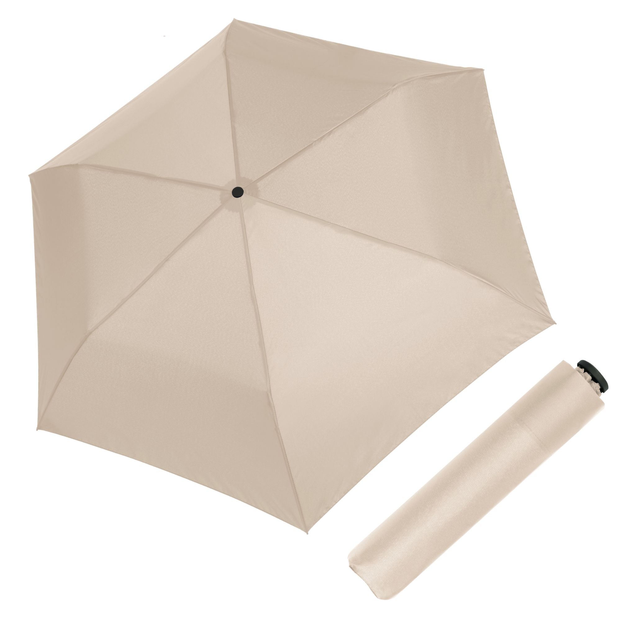 E-shop Doppler Zero 99 Macadamia Beige skladací dáždnik