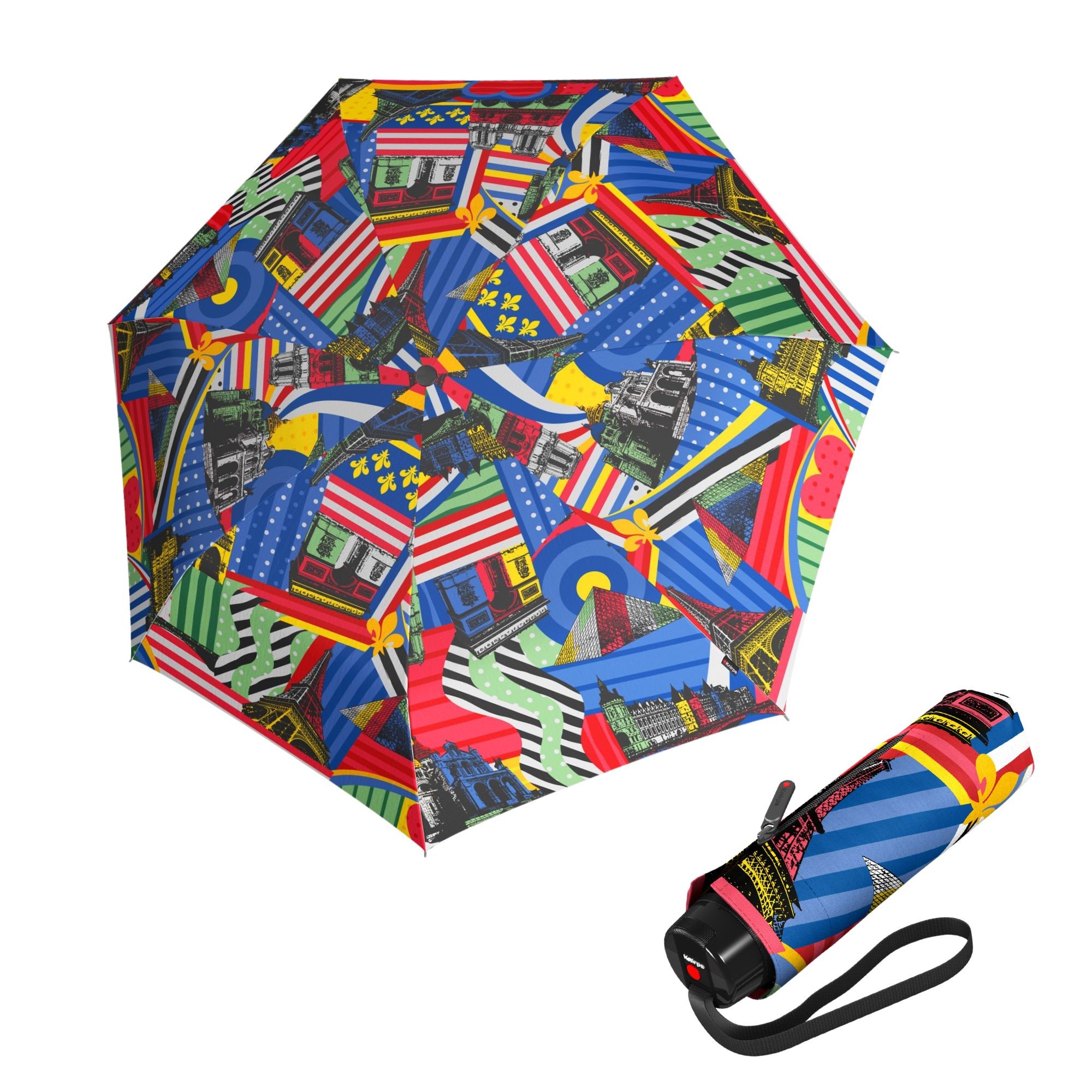 E-shop Knirps T.020 Paris Pop dámsky skladací dáždnik