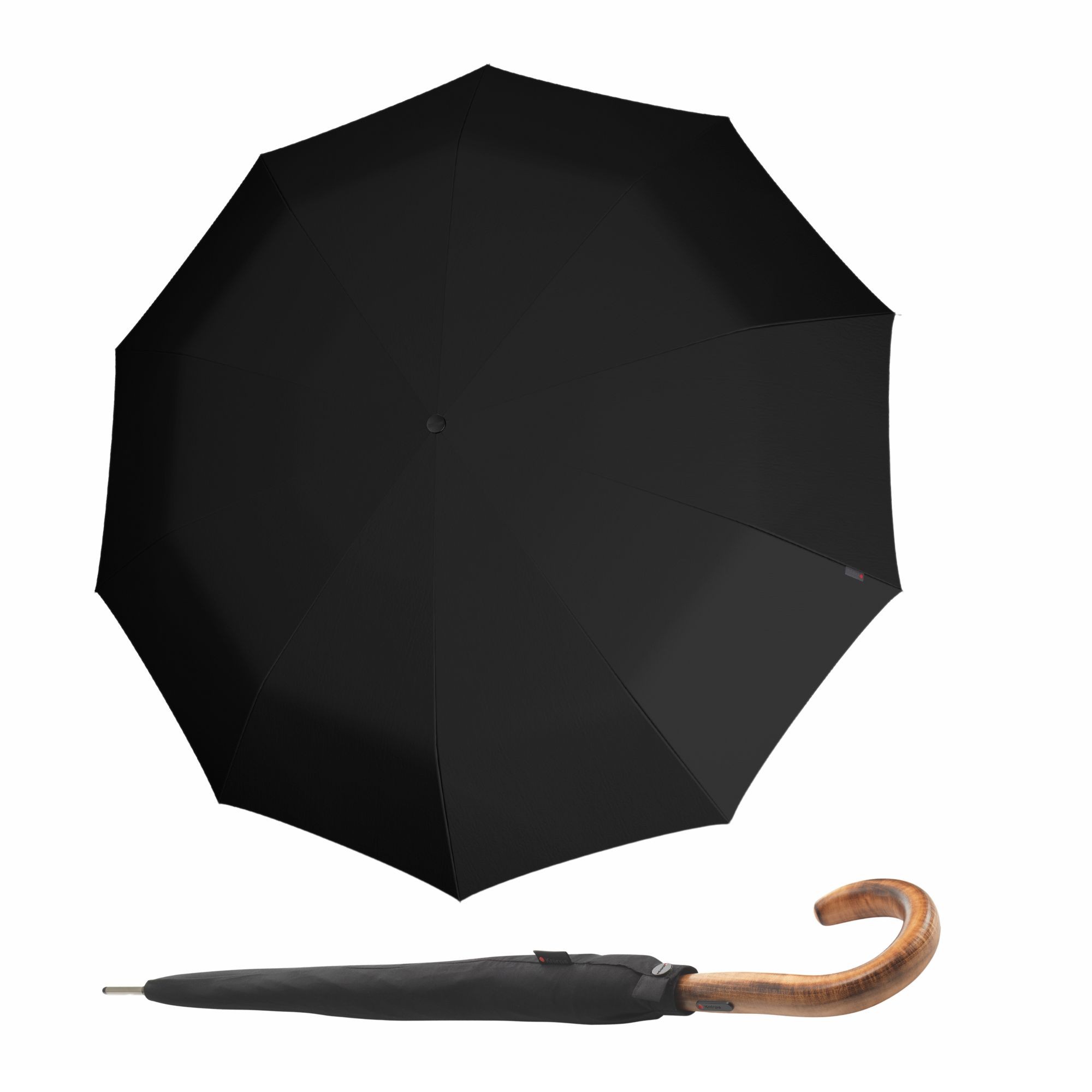 E-shop Knirps S.770 Long Black pánsky automatický dáždnik