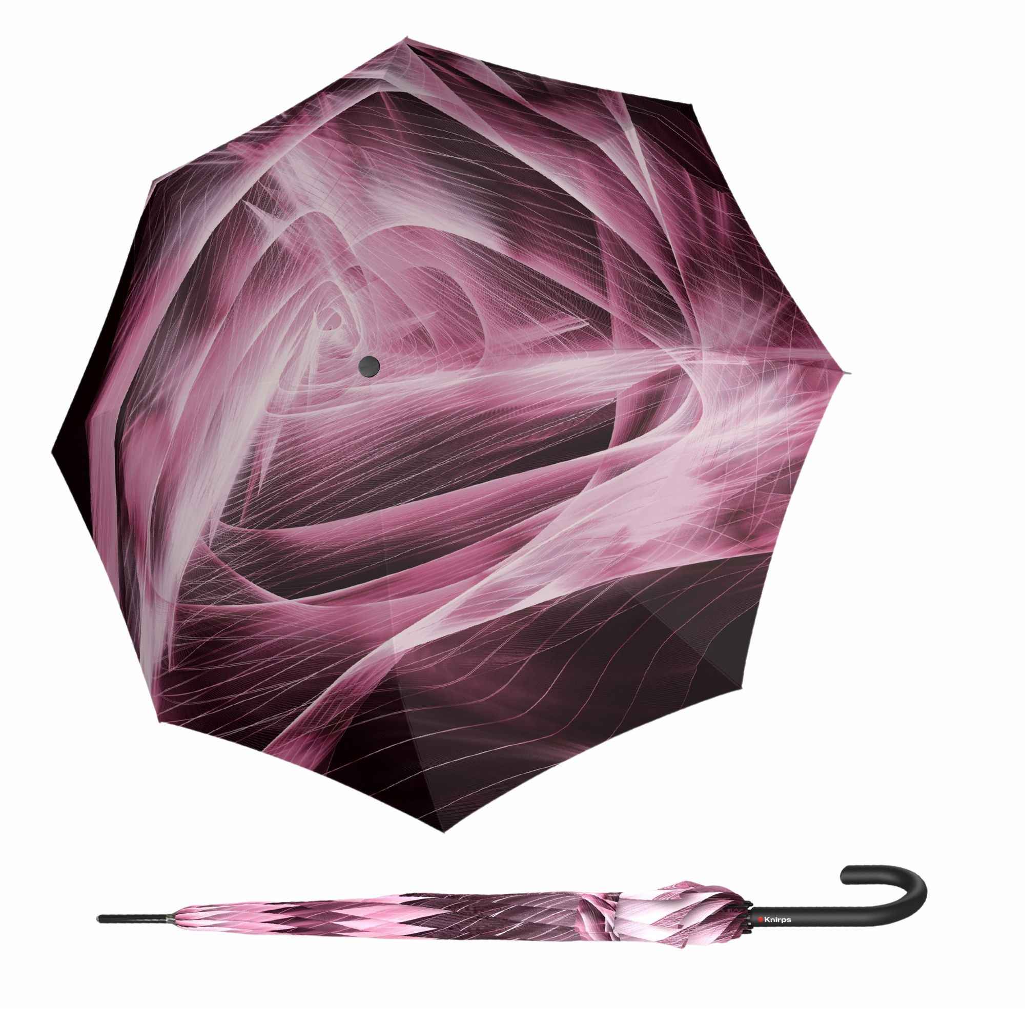 E-shop Knirps T.760 Stick Automatic Aura Rose dámsky palicový vystreľovací dáždnik