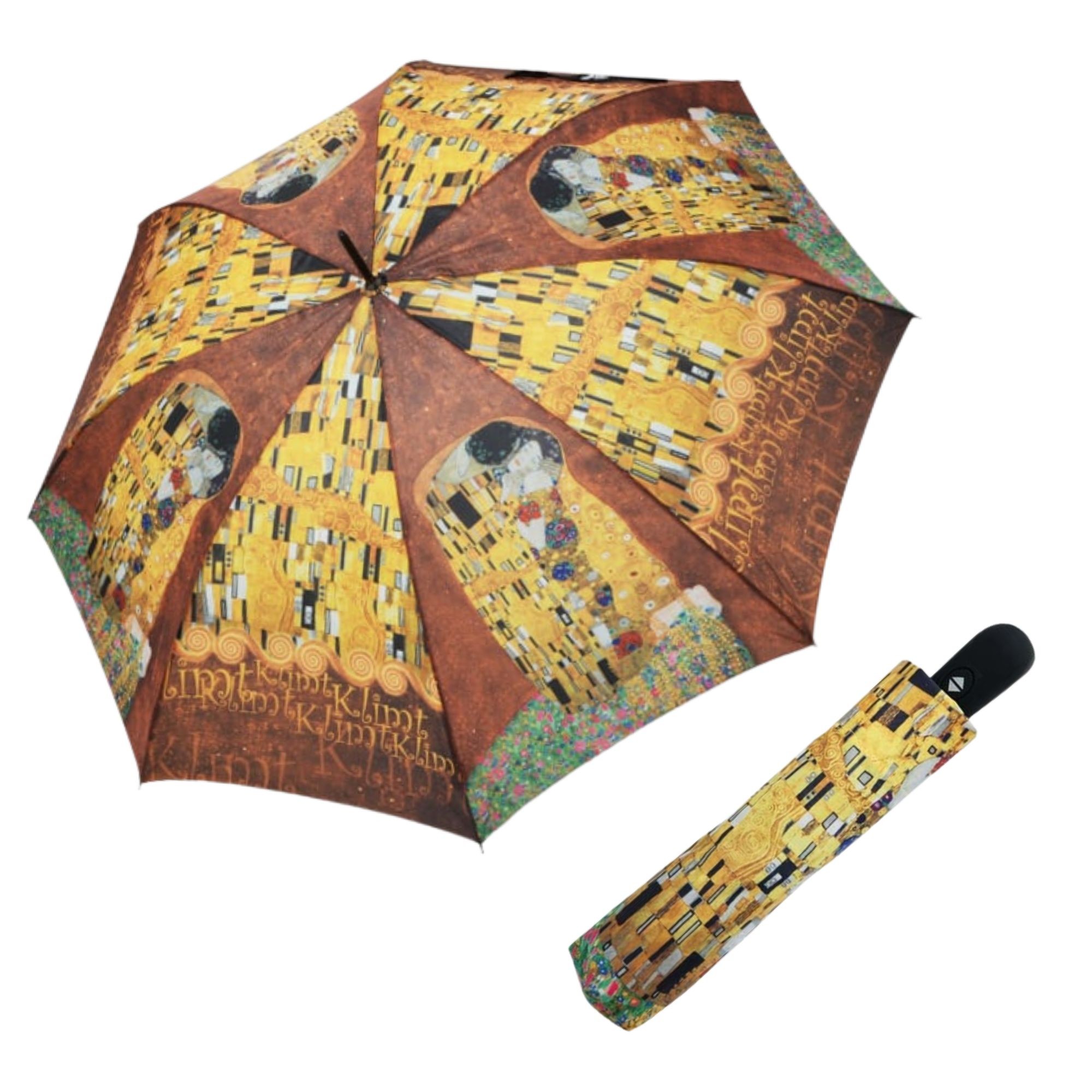 E-shop Doppler Magic Mini Klimt Der Kuss dámsky automatický dáždnik