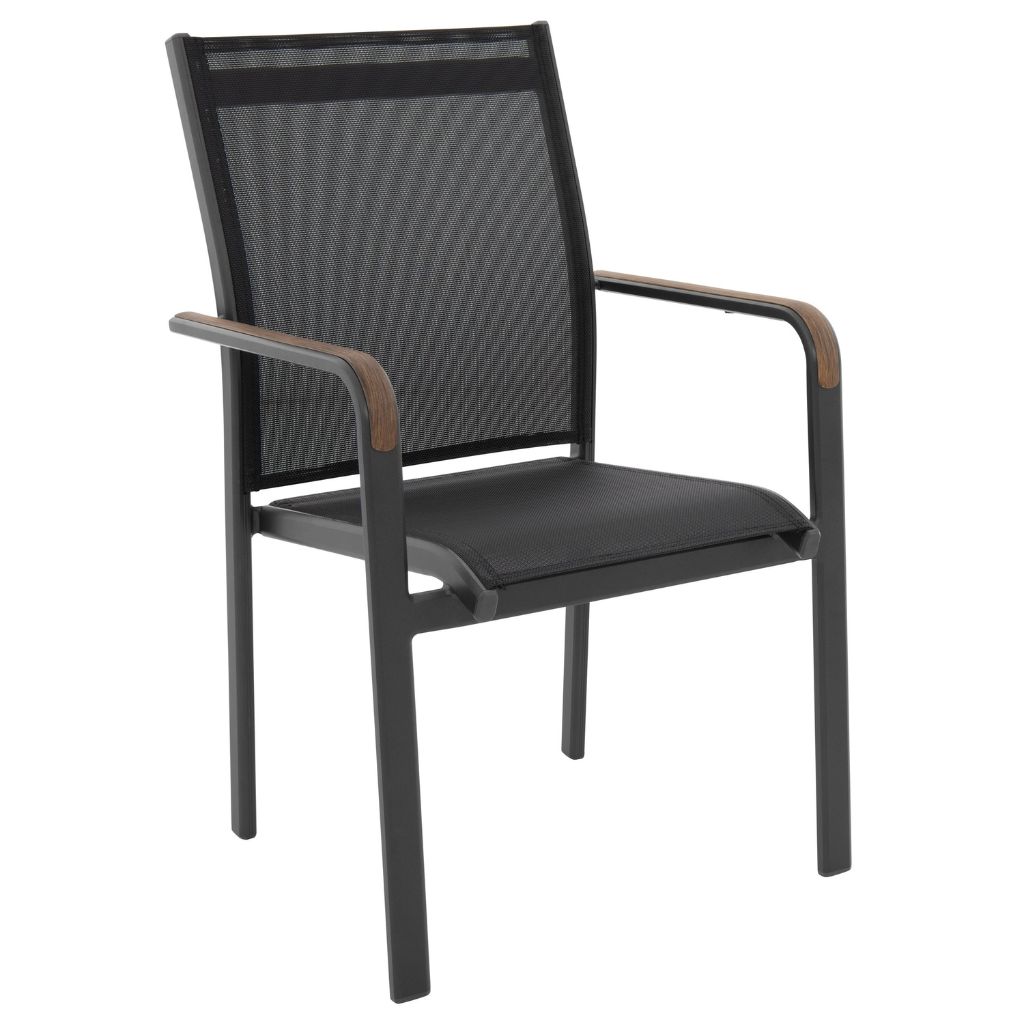E-shop Doppler EXPERT WOOD Plus stohovacie záhradné kreslo