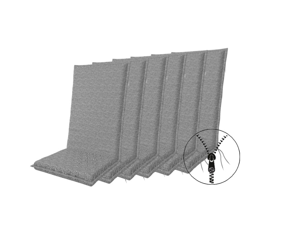 E-shop Doppler ART 4042 - set 6 ks polstrov na kreslo s vysokým operadlom