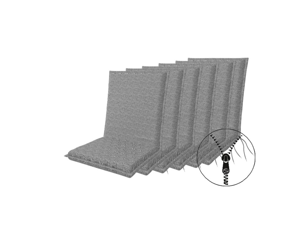 E-shop Doppler ART 4042 - set 6 ks polstrov na kreslo s nízkym operadlom