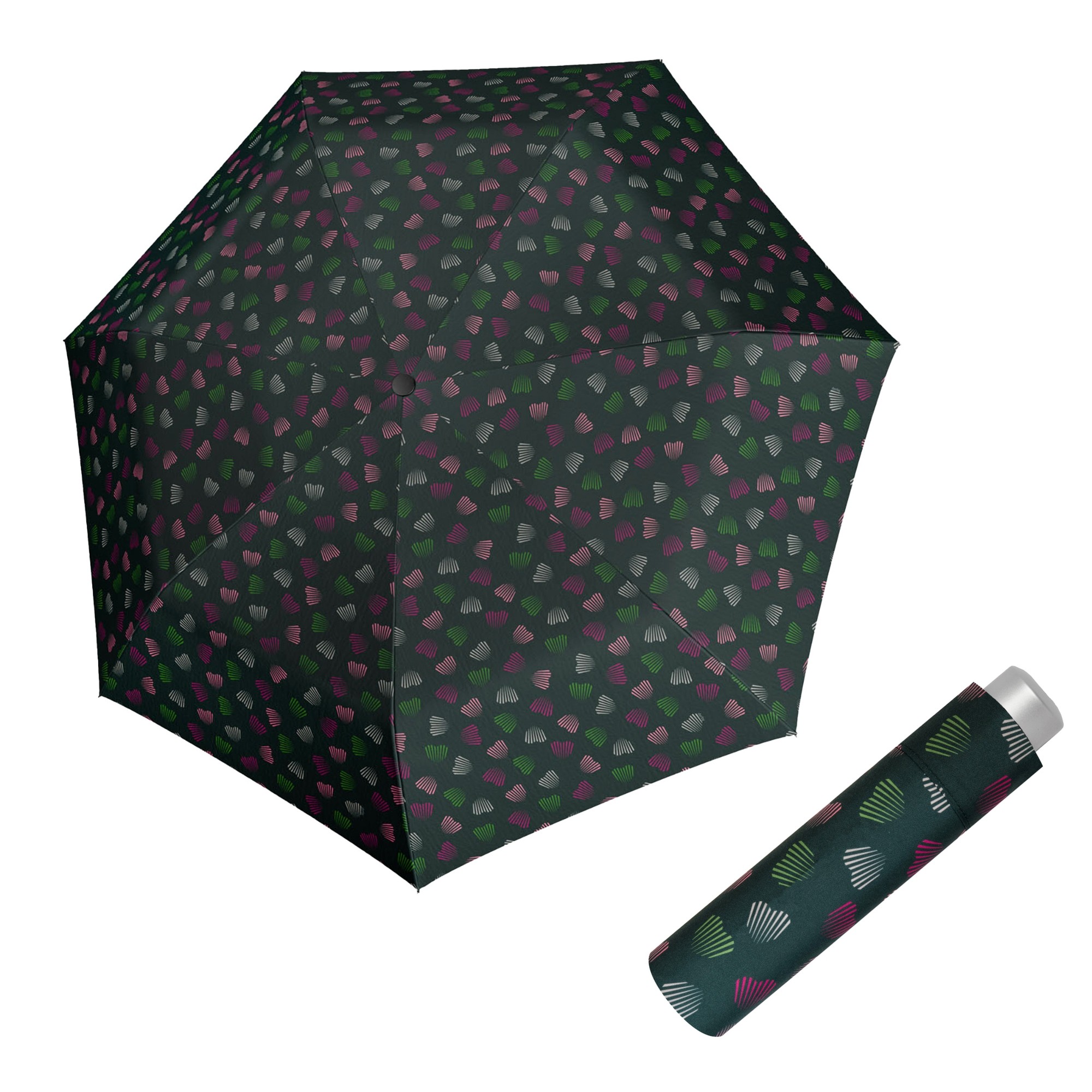 E-shop Doppler Mini Light Emotion Green dámsky skladací dáždnik