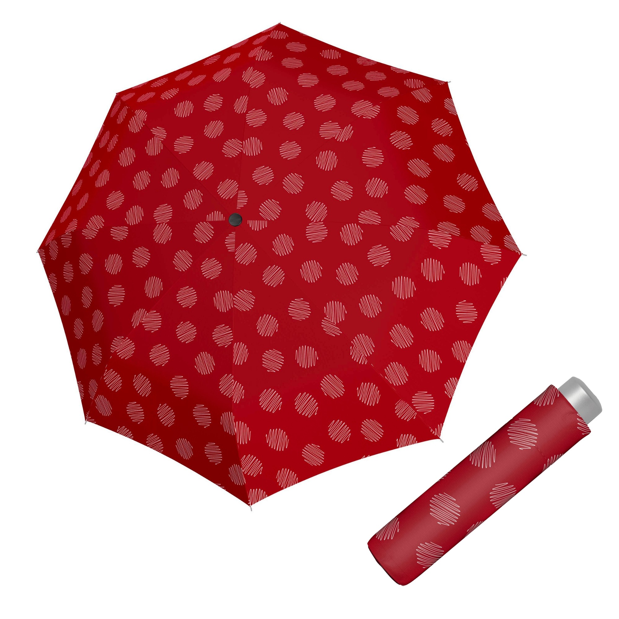 E-shop Doppler Mini Light Soul Red dámsky skladací dáždnik