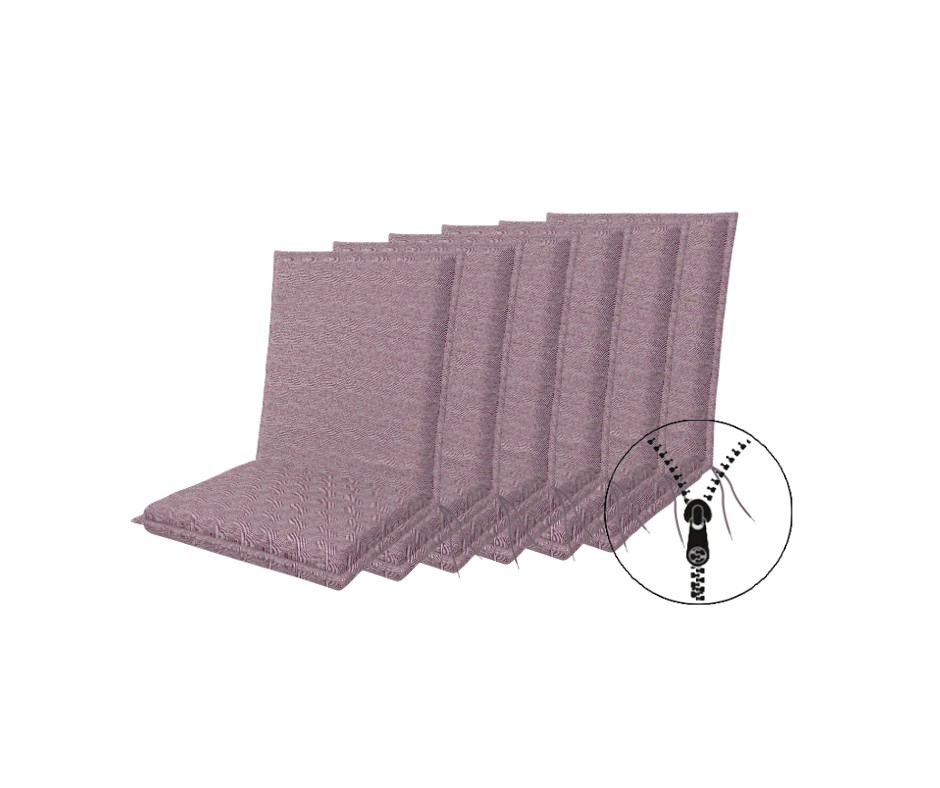 E-shop Doppler ART 4043 - set 6 ks polstrov na kreslo s nízkym operadlom