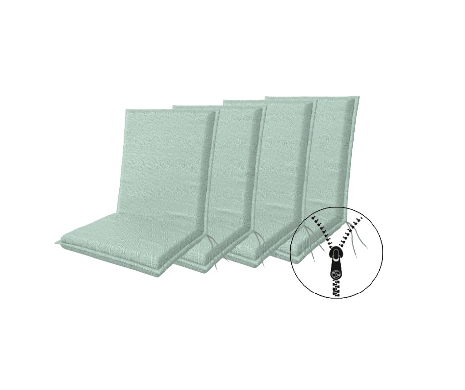E-shop Doppler ART 4044 - set 4 ks polstrov na kreslo s nízkym operadlom
