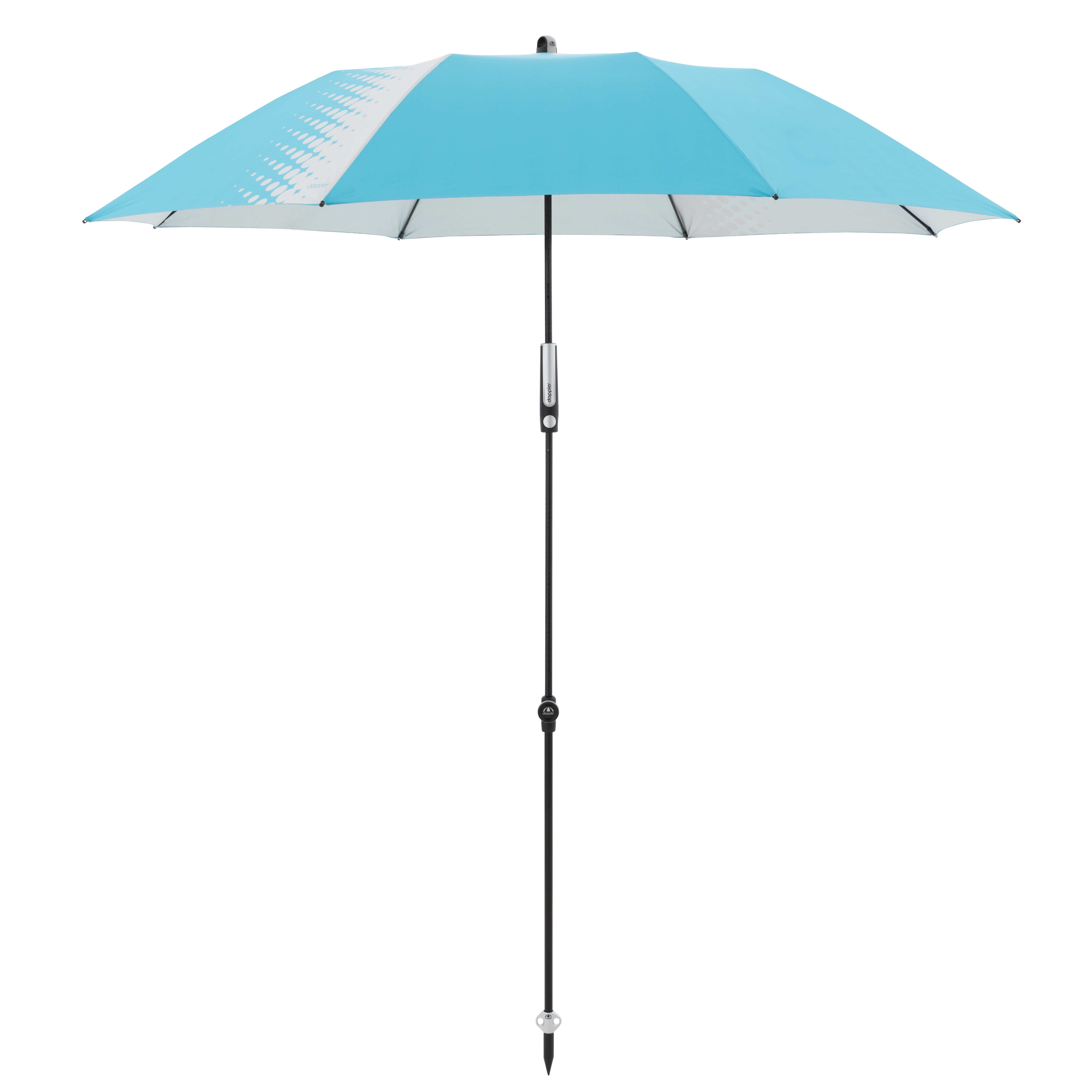 E-shop Doppler EXPERT MULTI PUSH UP záhradný slnečník 160 cm modrá