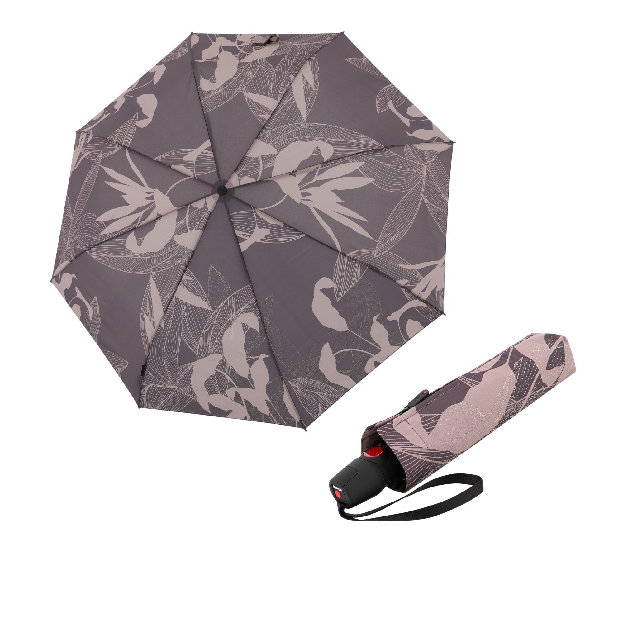 E-shop Knirps T.200 Medium Duomatic Garden Earth pánsky automatický dáždnik
