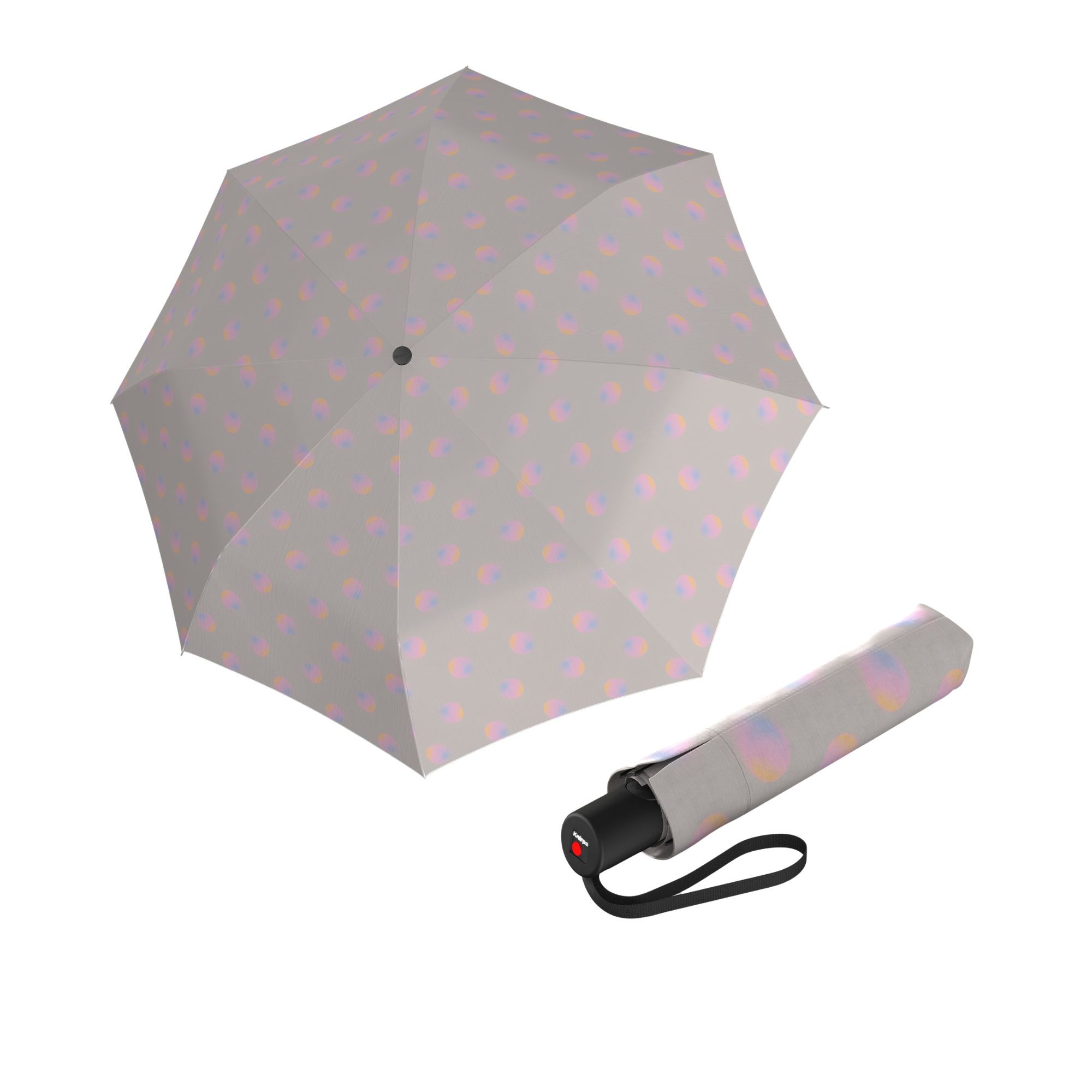 E-shop Knirps A.200 Medium Duomatic MagicDots Shell dámsky automatický dáždnik