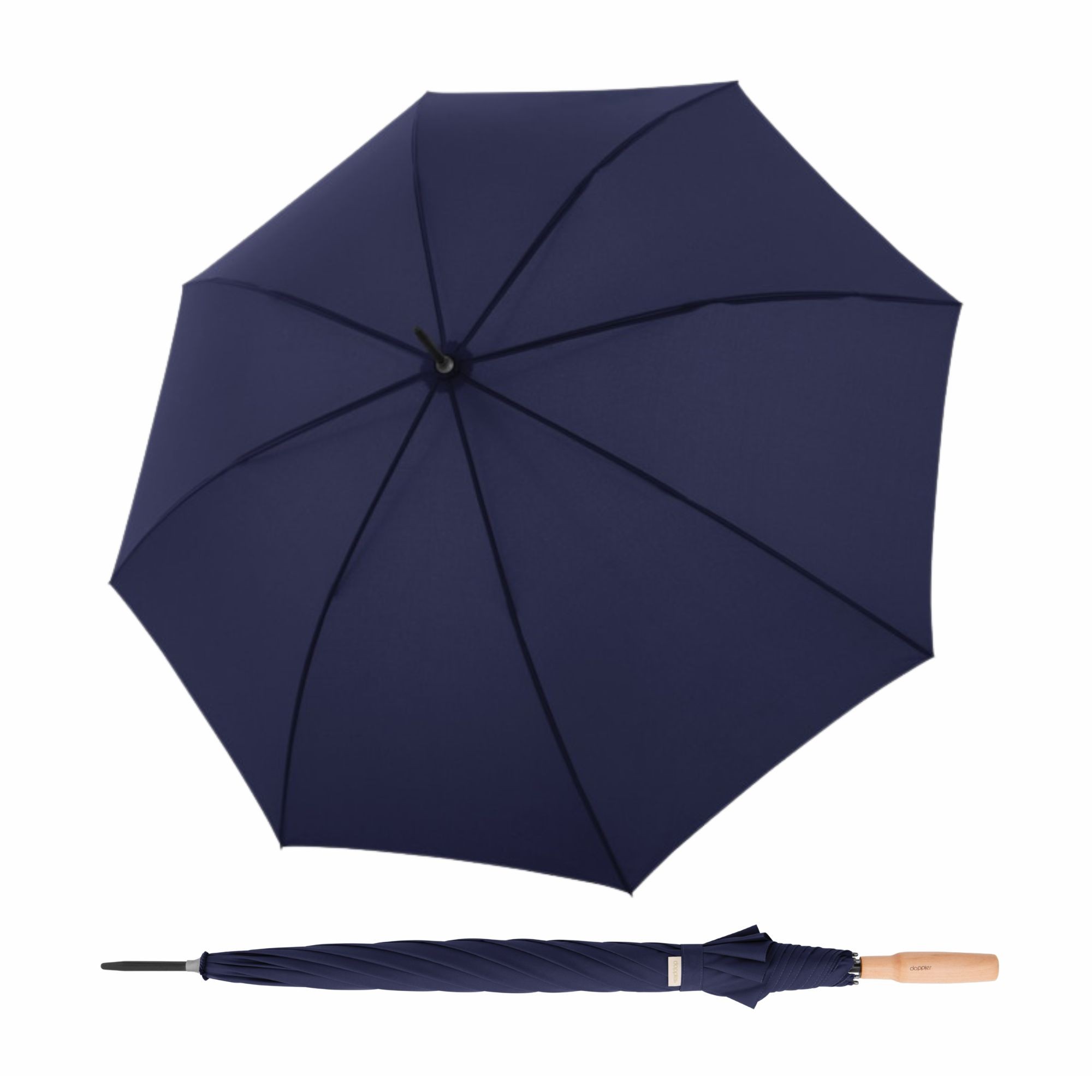 E-shop Doppler Nature Stick AC Deep Blue skladací dáždnik