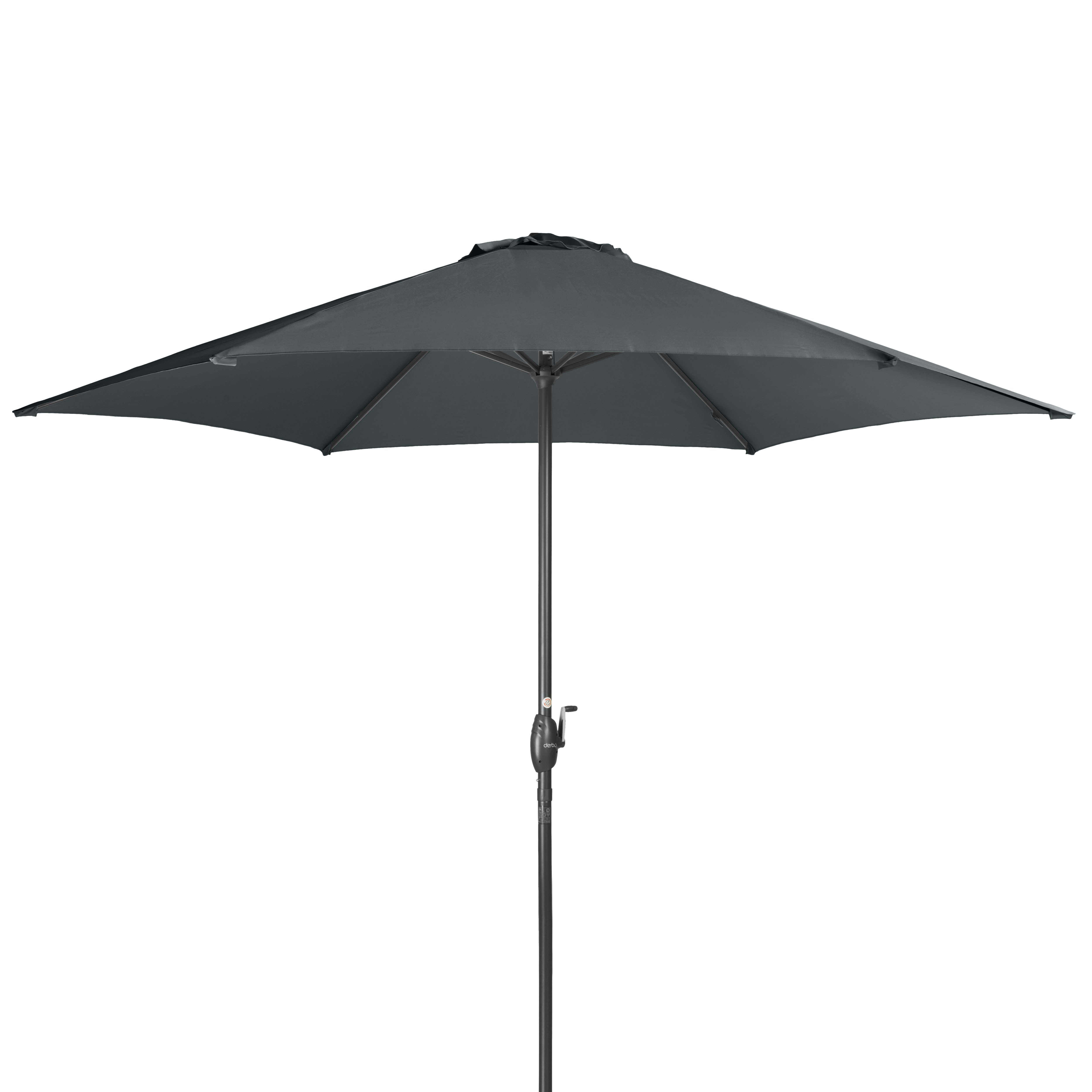 E-shop Derby BASIC LIFT NEO záhradný slnečník 300 cm antracit