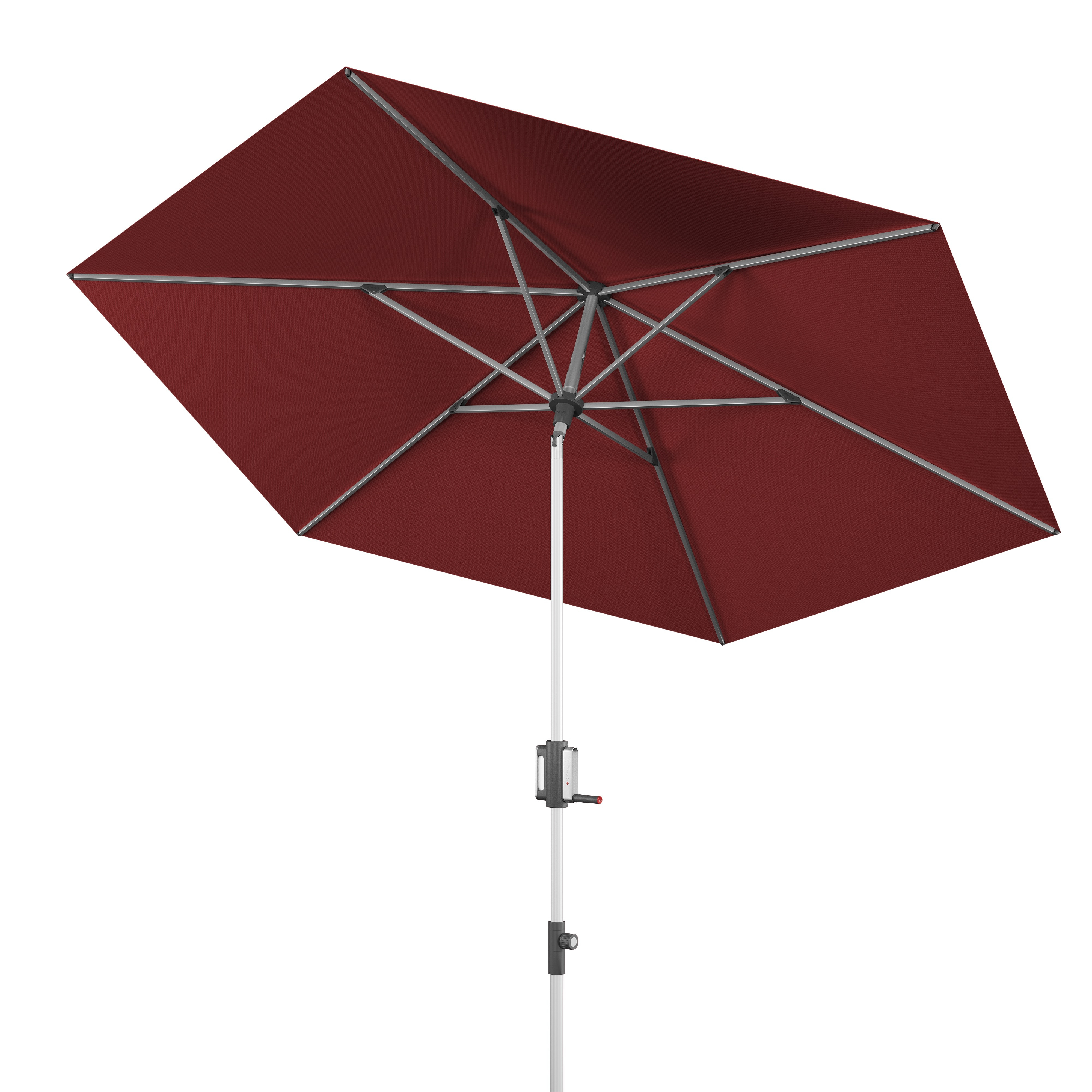 E-shop Knirps APOLL záhradný slnečník 290 cm bordó