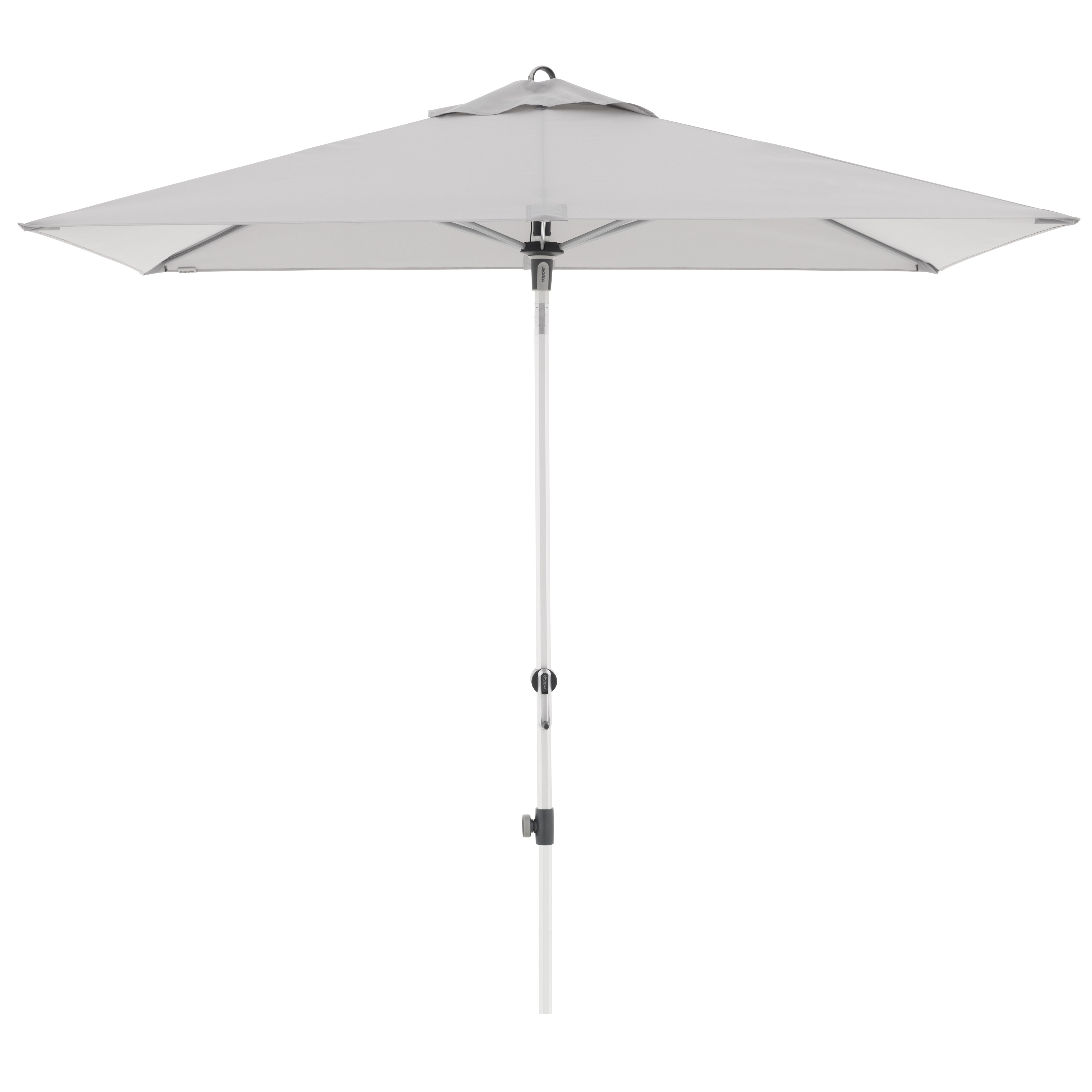 E-shop Doppler EXPERT záhradný slnečník 220 x 140 cm svetlosivá