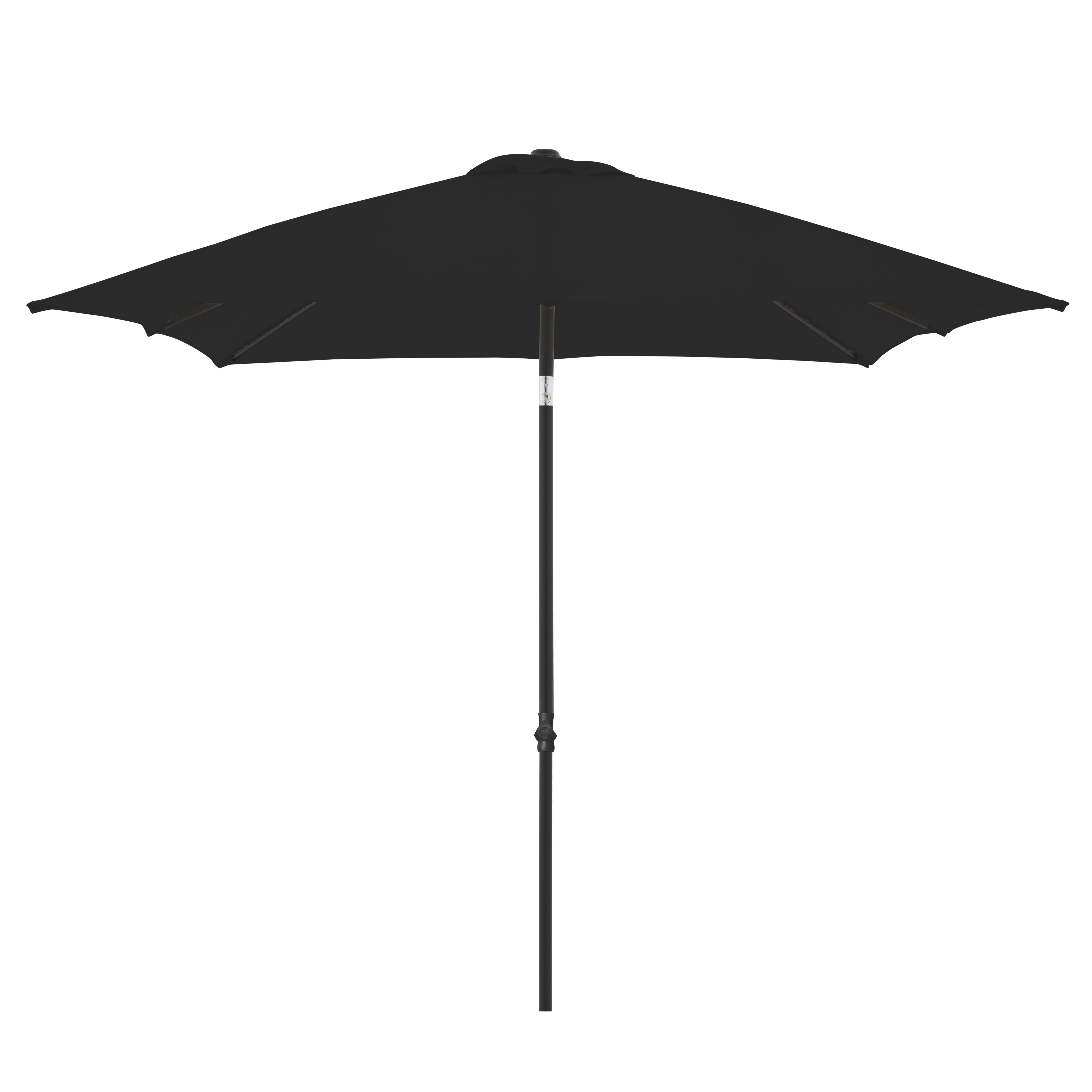 E-shop Derby BASIC PUSH UP záhradný slnečník 210 x 210 cm antracit