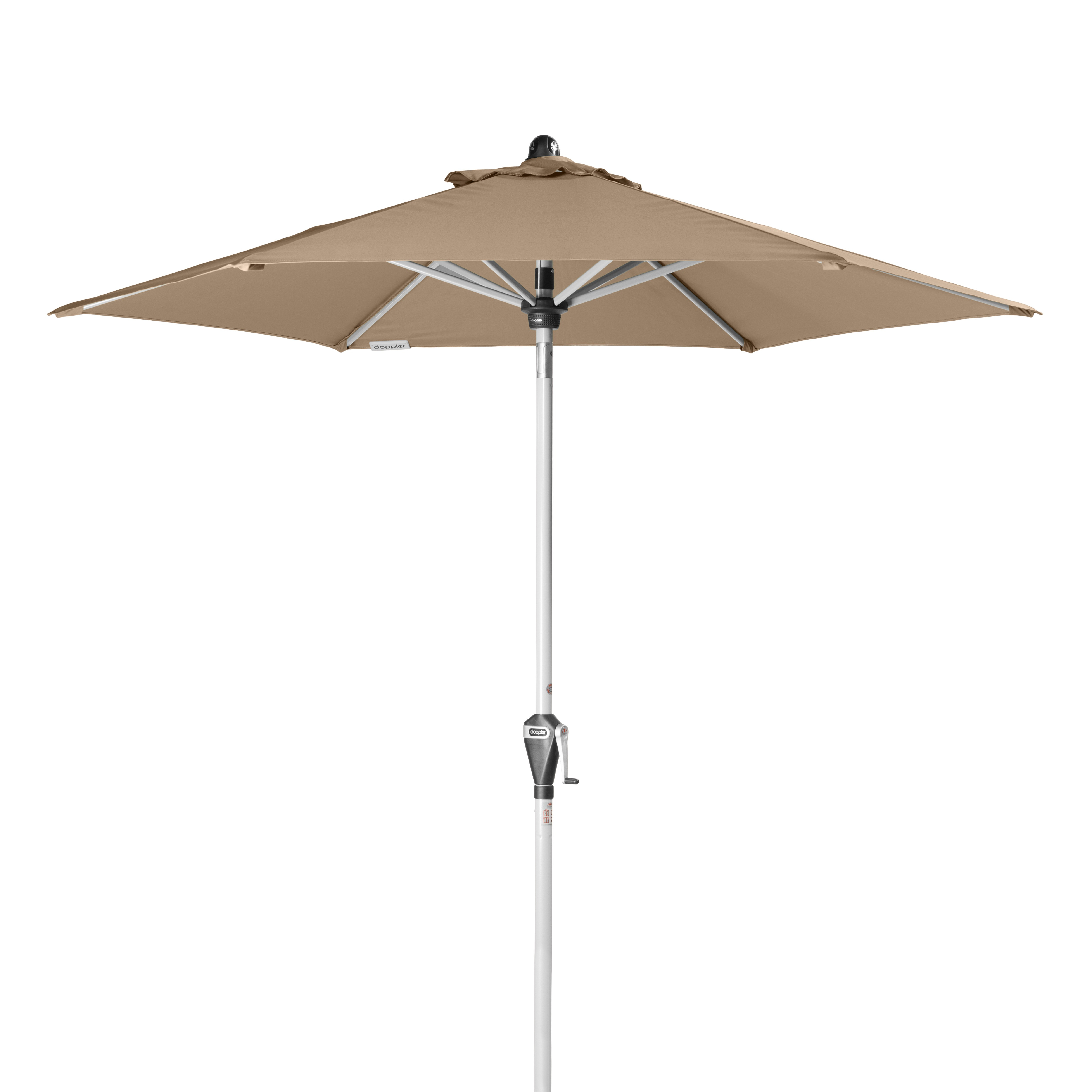 E-shop Doppler ACTIVE záhradný slnečník 210 cm hnedý