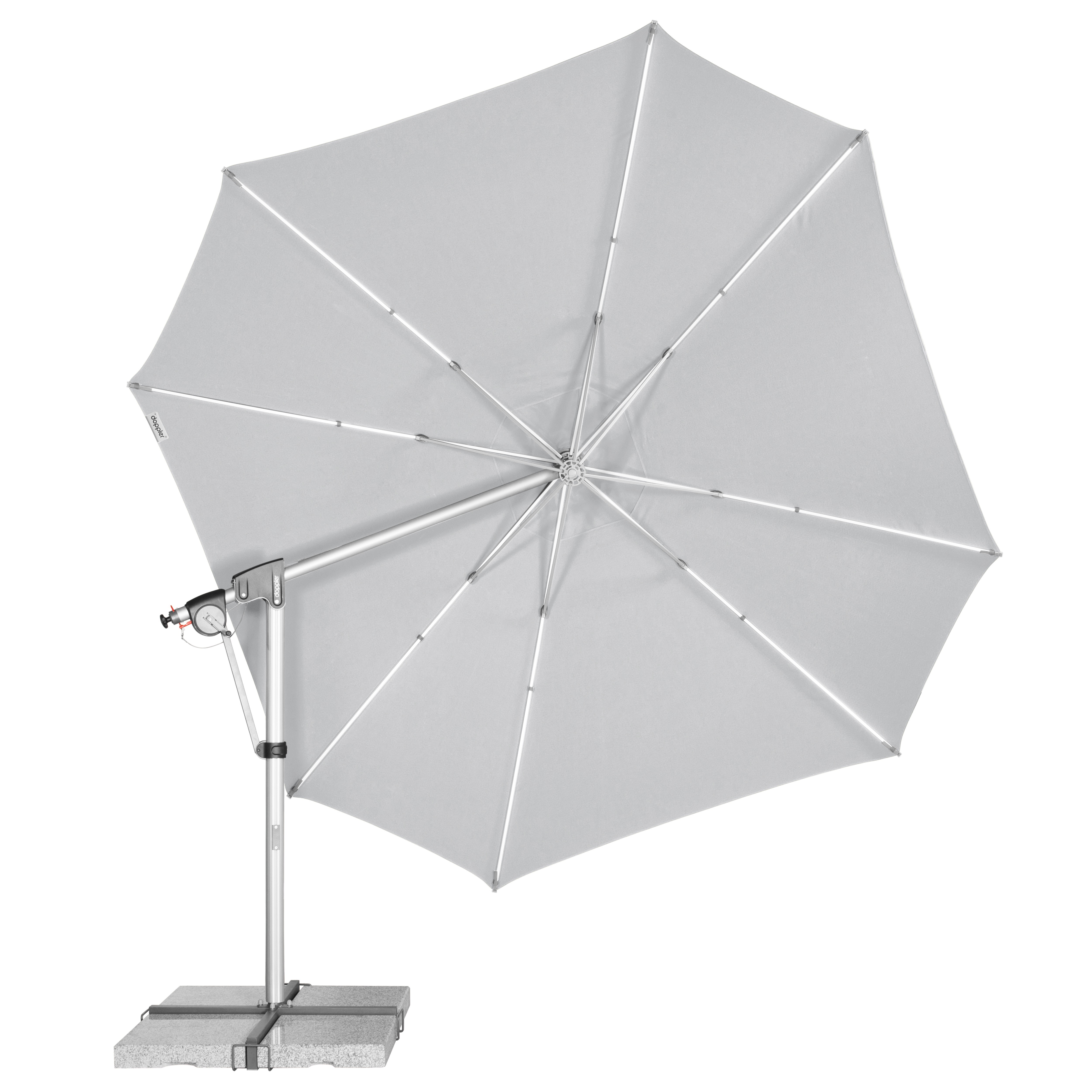 E-shop Doppler PROTECT 400 cm svetlosivá