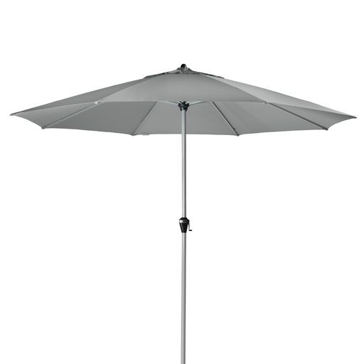 E-shop Doppler ACTIVE KURBEL záhradný slnečník 380 cm svetlosivý