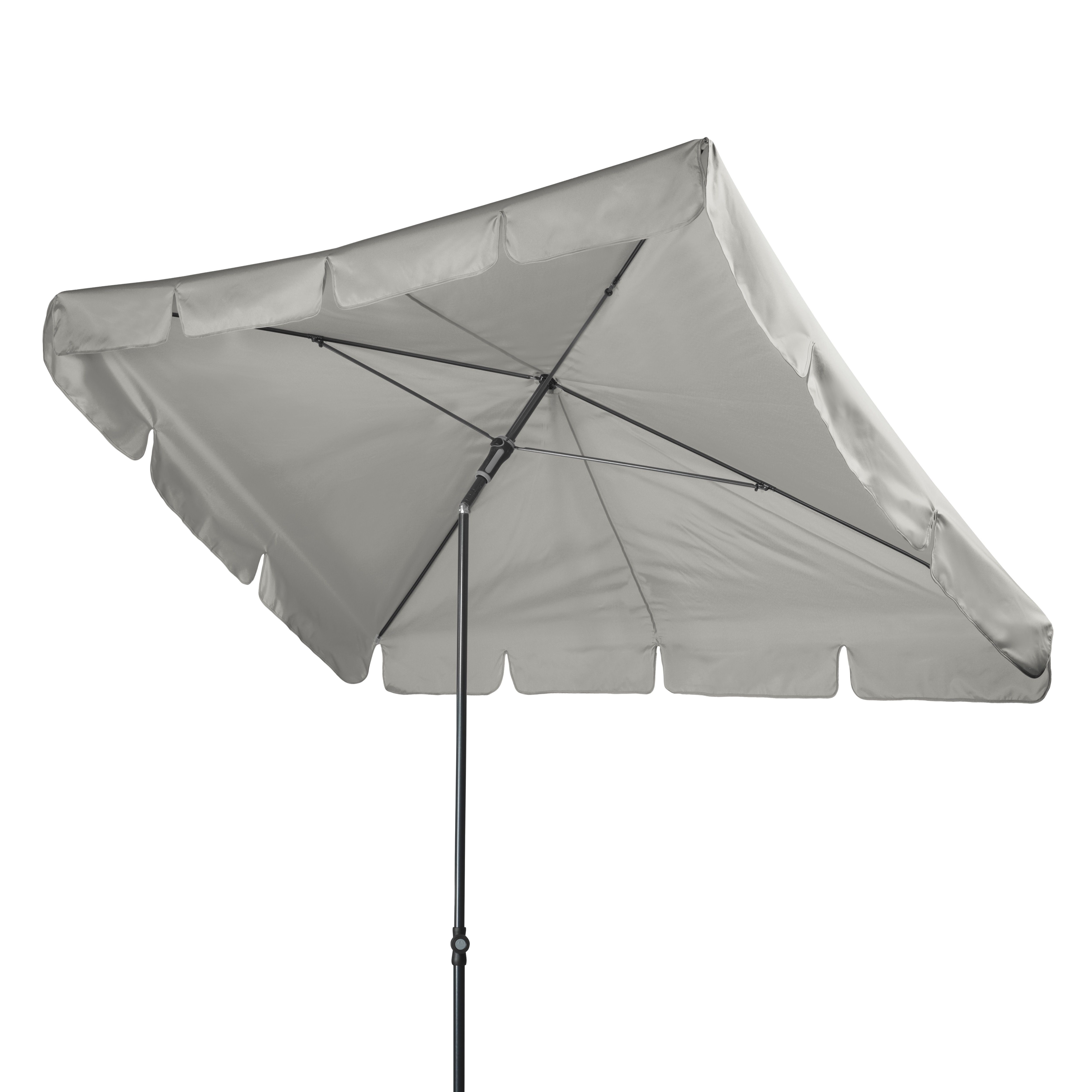 E-shop Doppler SUNLINE WATERPROOF záhradný slnečník 260 x 150 cm svetlosivá