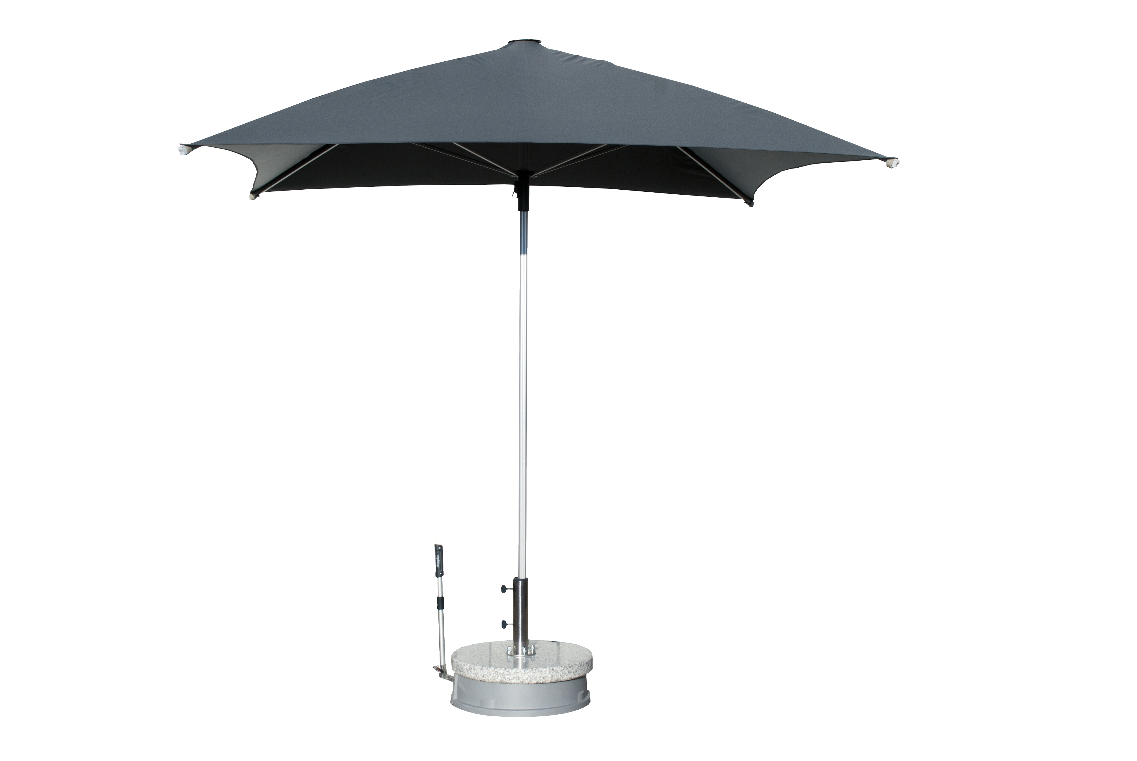 E-shop Doppler Gastro Magic Junior záhradný slnečník 240 x 240 cm antracit