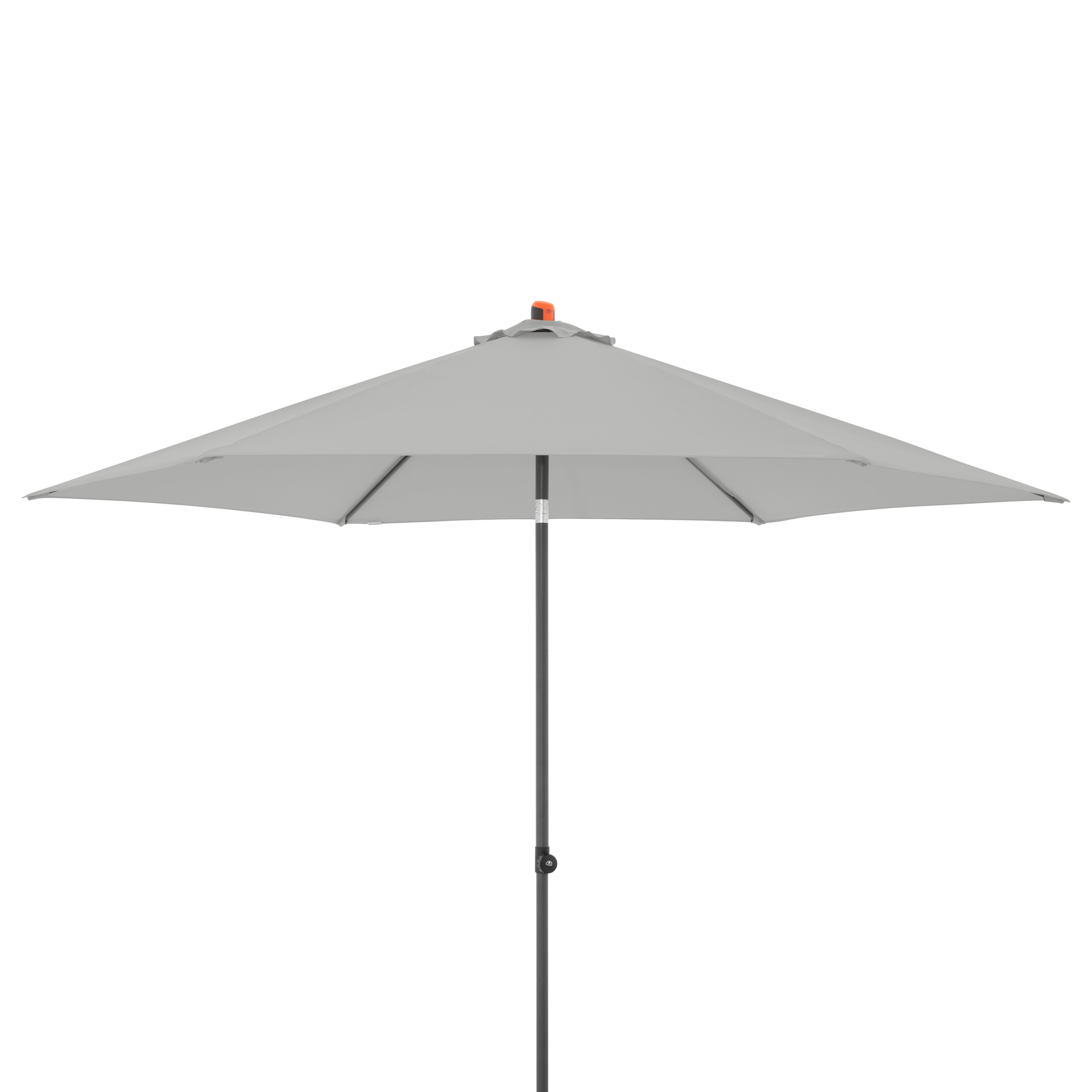 E-shop Doppler myZone Push Up záhradný slnečník 300 cm svetlosivá