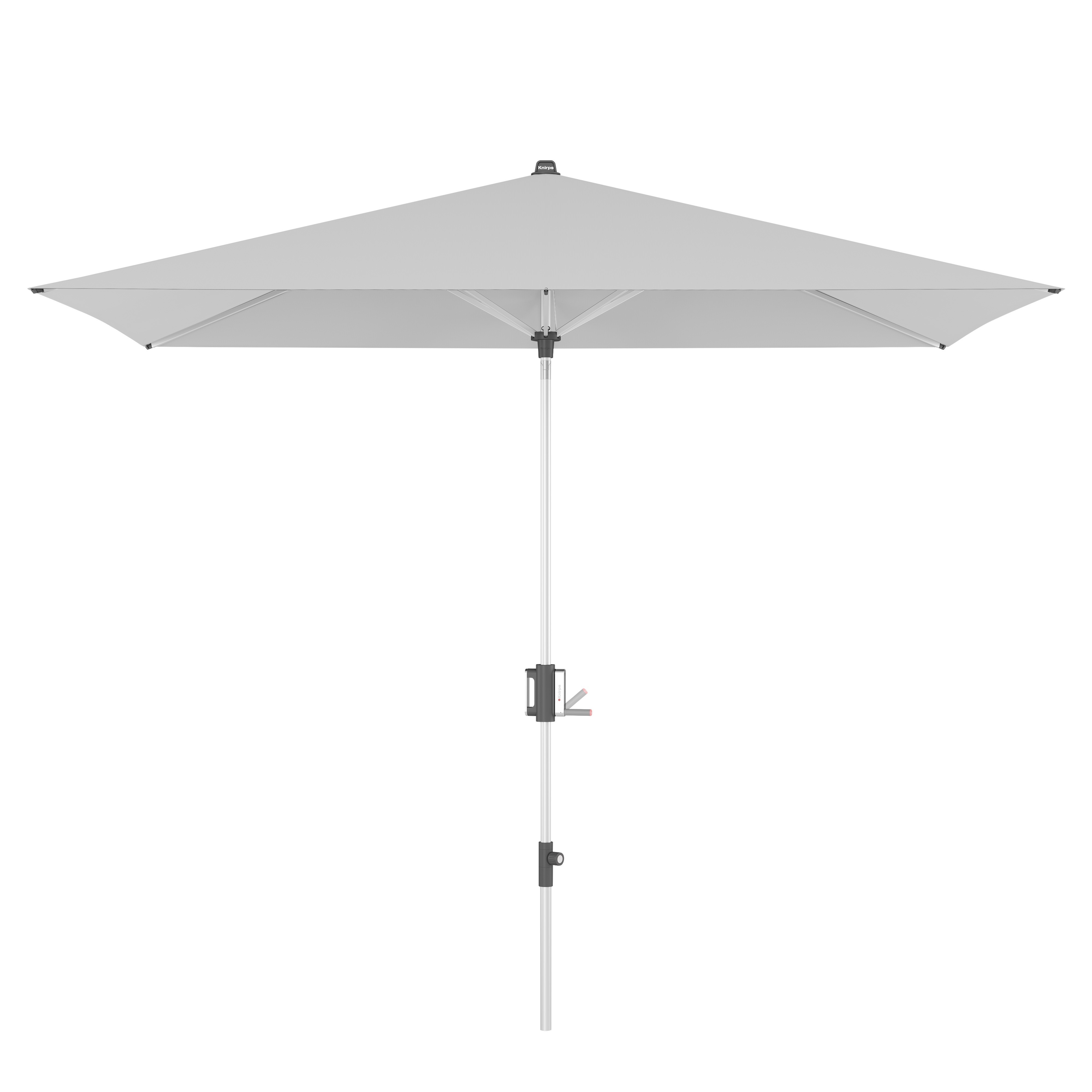 E-shop Knirps APOLL záhradný slnečník 300 x 200 cm svetlosivá