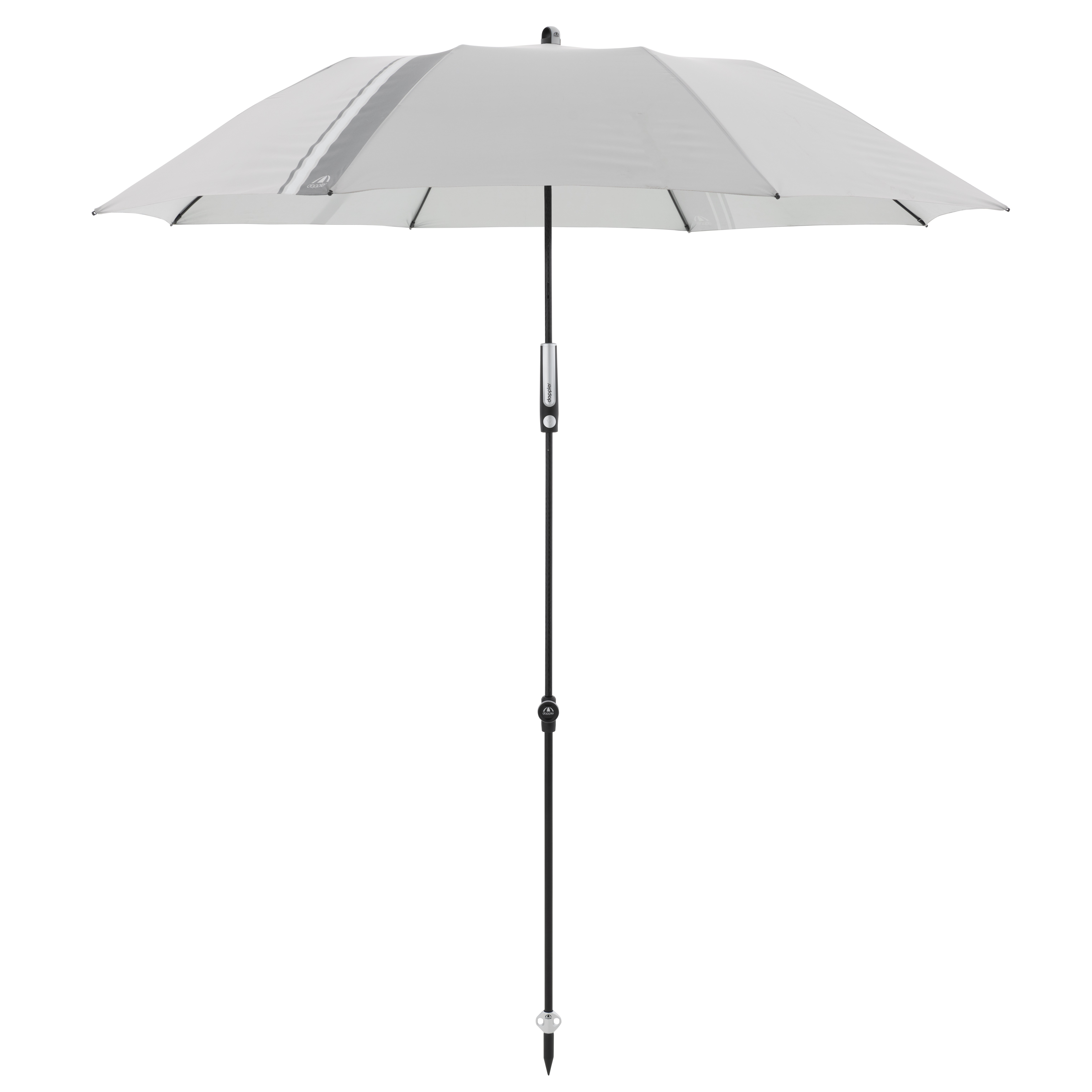 E-shop Doppler EXPERT MULTI PUSH UP záhradný slnečník 160 cm sivá