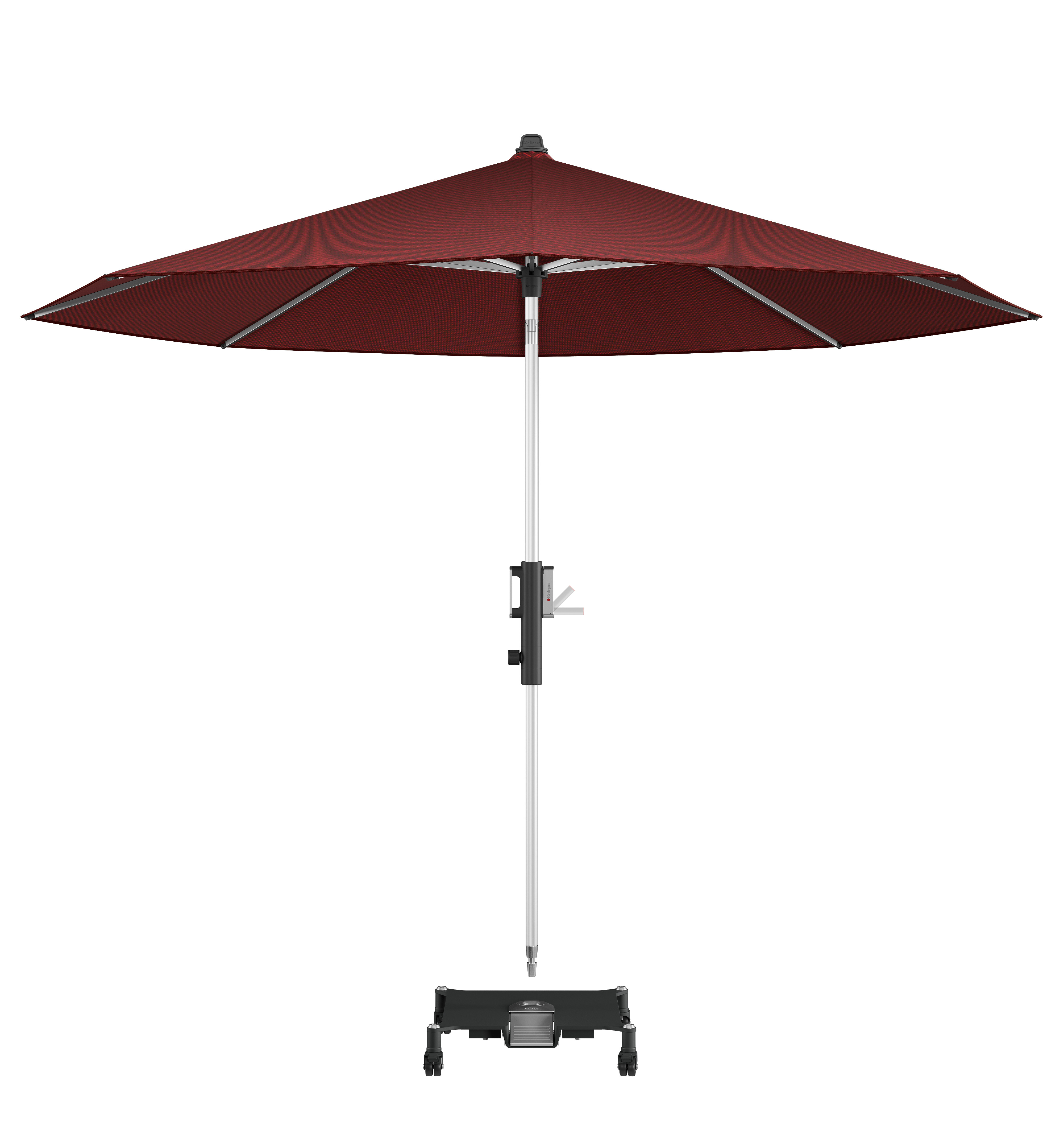 E-shop Knirps PHOENIX záhradný slnečník 315 cm bordó