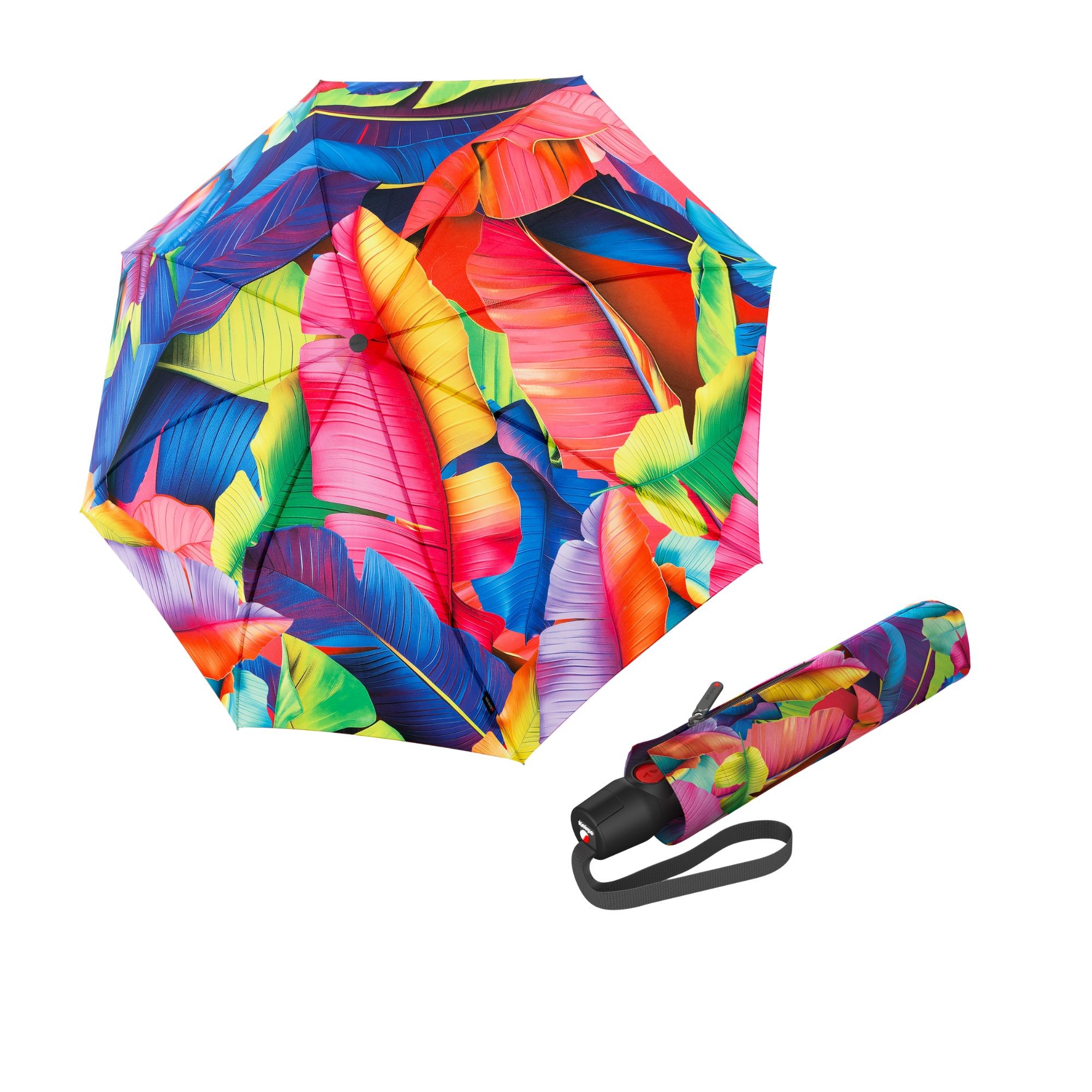 E-shop Knirps T.200 Medium Duomatic Palm Multicolor automatický dáždnik