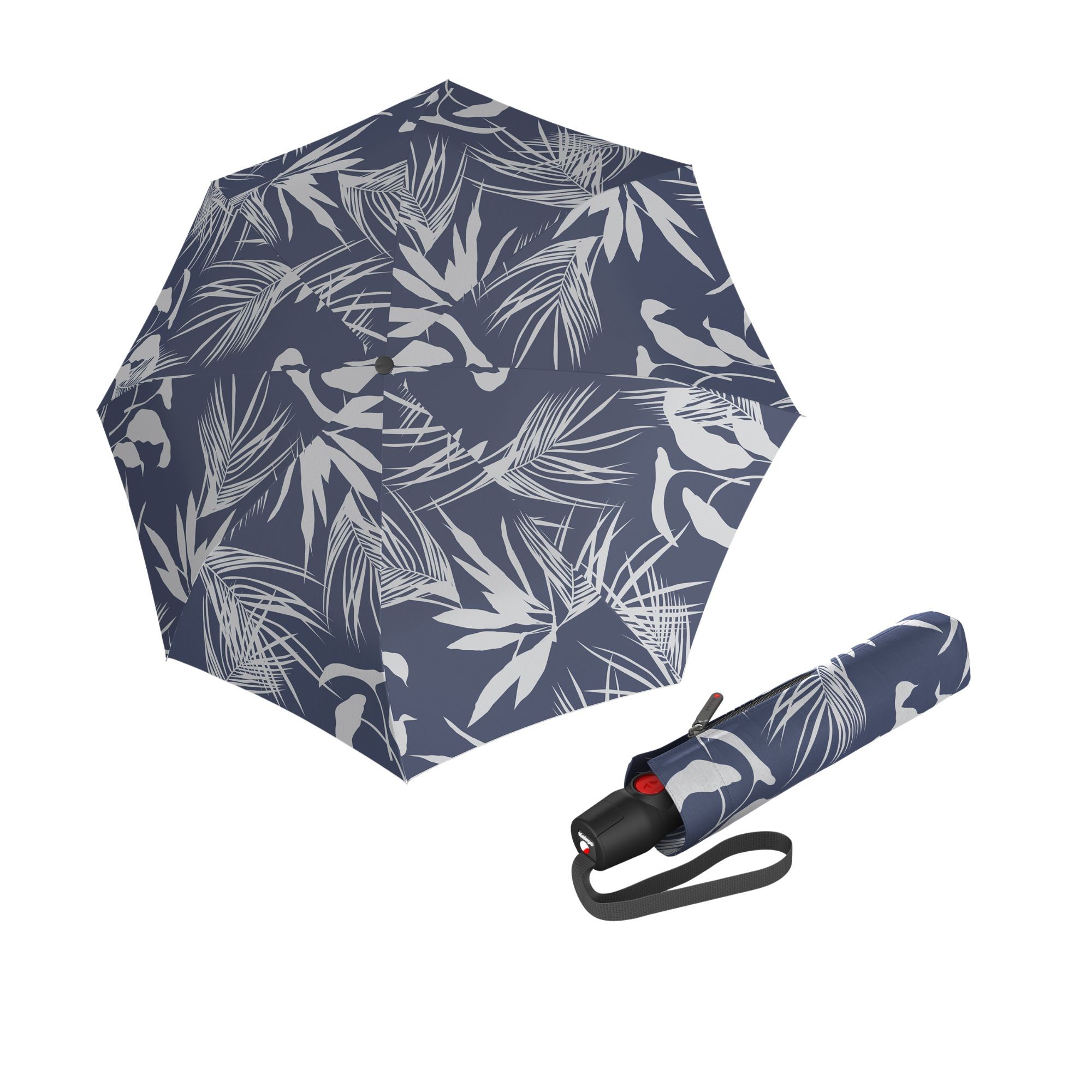 E-shop Knirps T.200 Medium Duomatic Botany sea automatický dáždnik