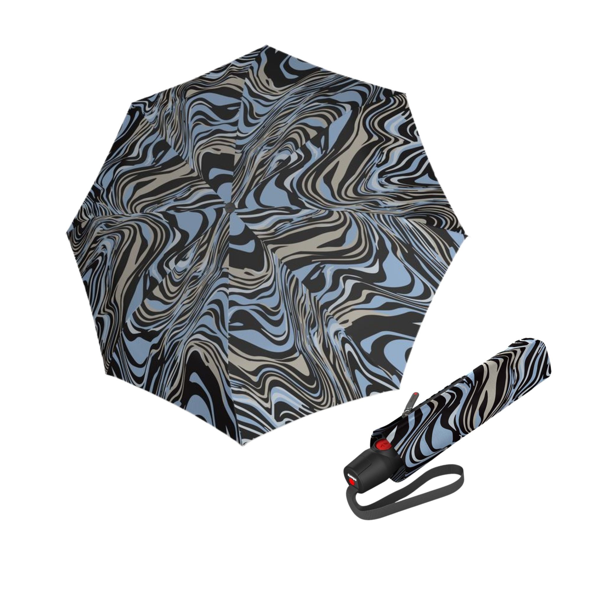 E-shop Knirps T.200 Medium Duomatic Tiger Sky dámsky automatický dáždnik