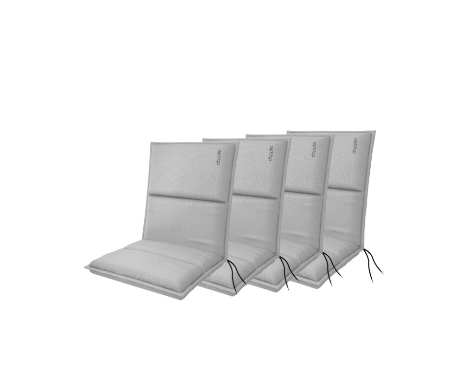 E-shop Doppler CITY 4418 - set 4 ks polstrov na kreslo s nízkym operadlom